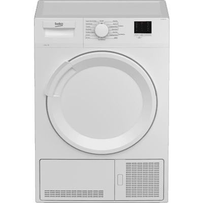 Beko - 8kg - Condenser Dryer - B Energy Rated - White - 1 Year Warranty - 15 Programmes