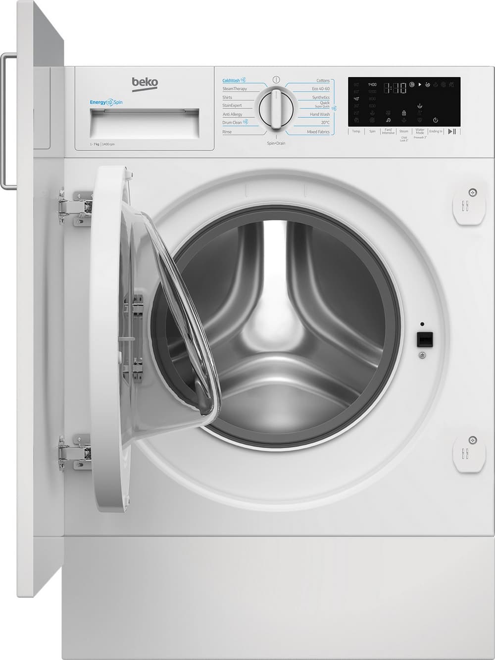 Beko 7kg 1400 Spin Integrated Washing Machine