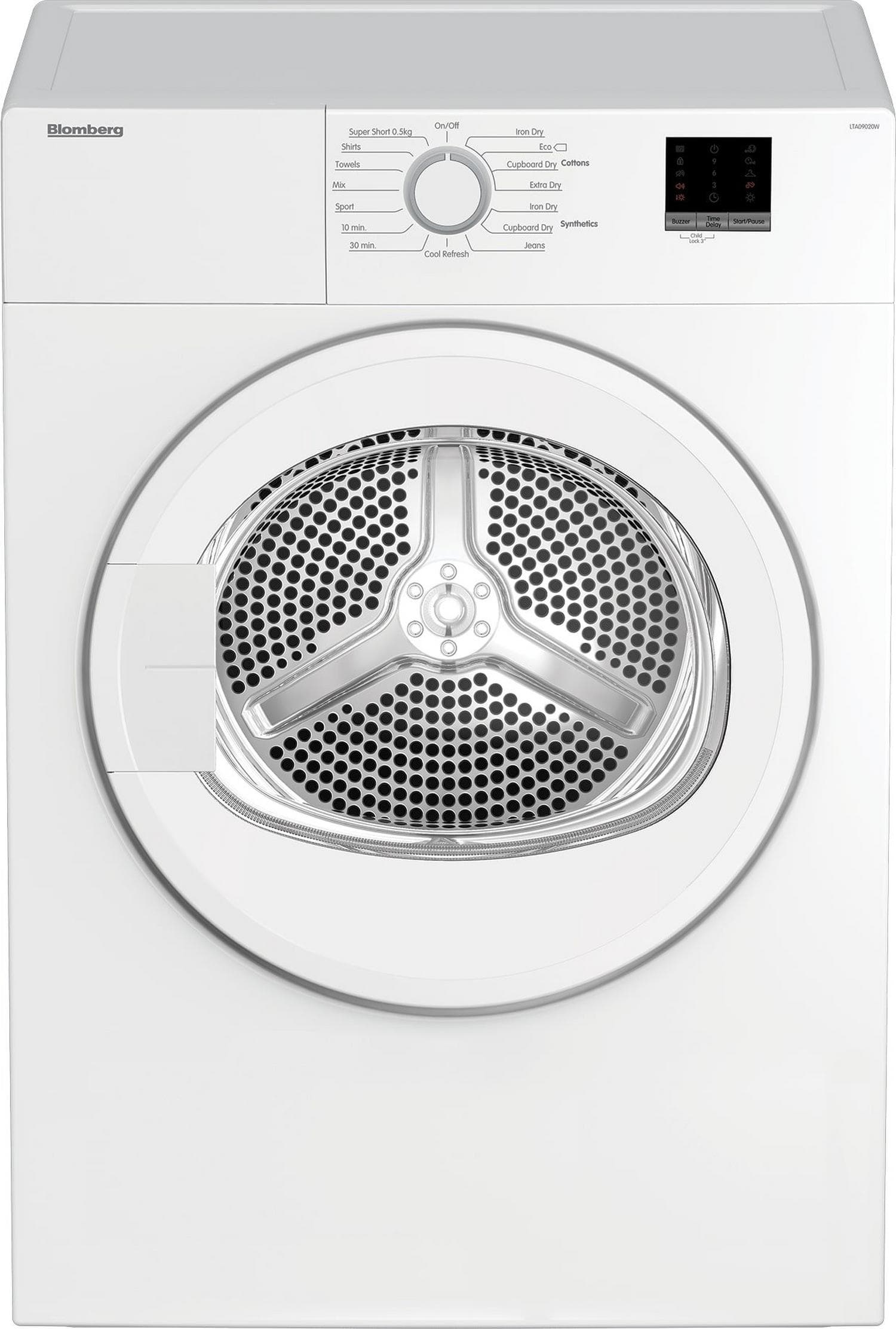 Blomberg 9Kg Freestanding VENTED DRYER - Sensor Programmes - Child Lock - Timed Programmes