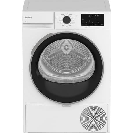 Blomberg Freestanding Heat Pump TumbleDryer - DryGuard - 8Kg Capacity - White/Black