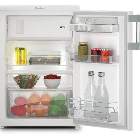 Blomberg Freestanding 55cm Under Counter Fridge with Ice Box - Four Star Freezer - Reversible Door