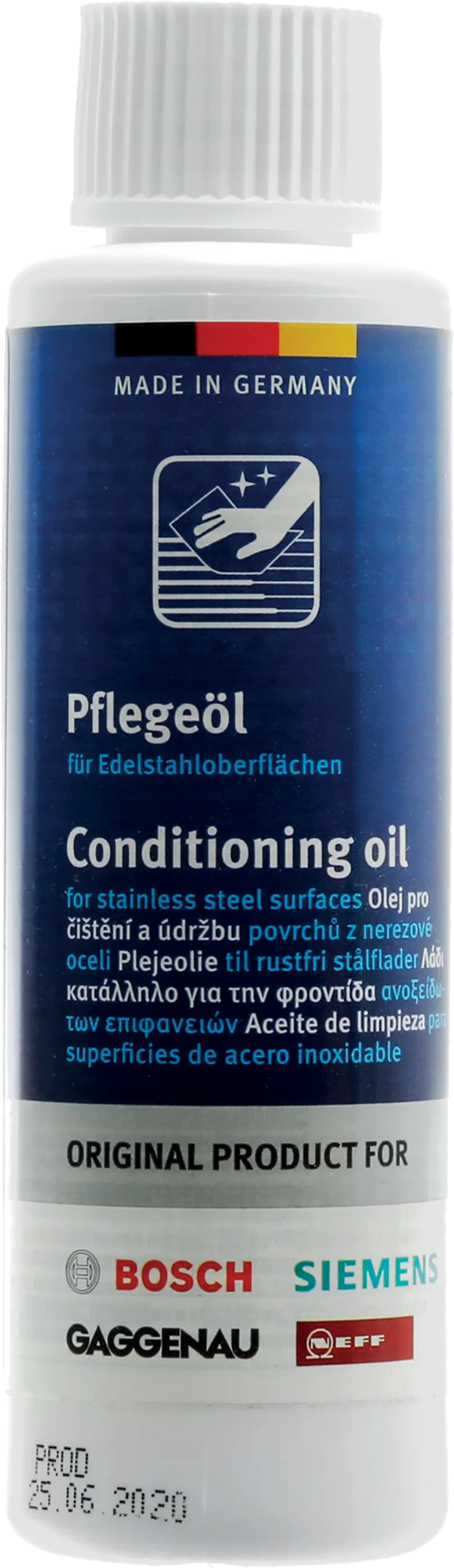 Conditioning Oil: Stainless Steel Surfaces