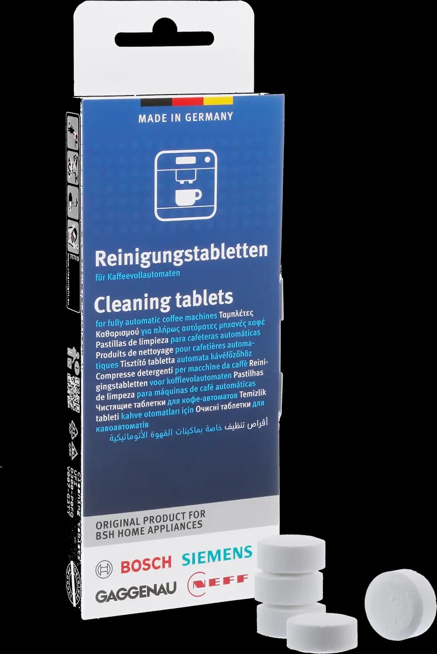 Cleaning tablets 10 tablets Suitable for all fully automatic coffee machines and thermo flasks
