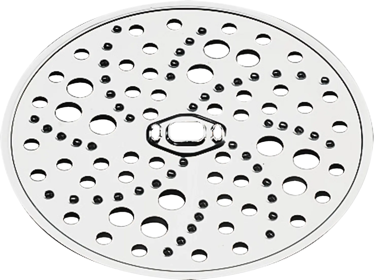 Coarse grating disc for food processors