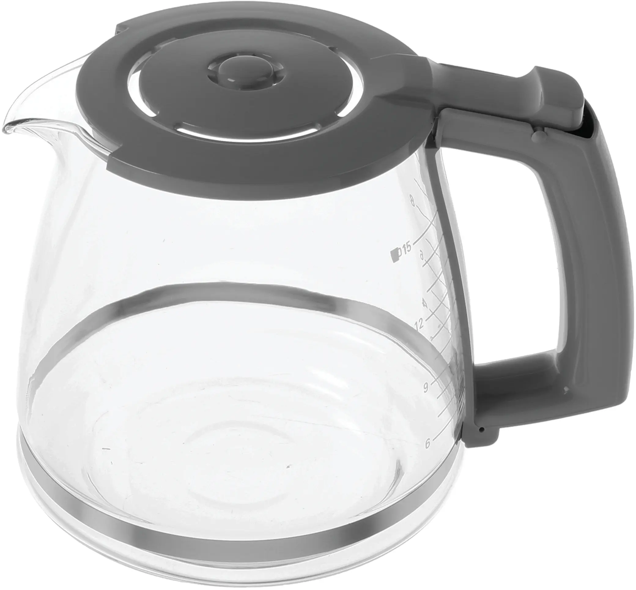 Glass jug in grey (TKA3A)