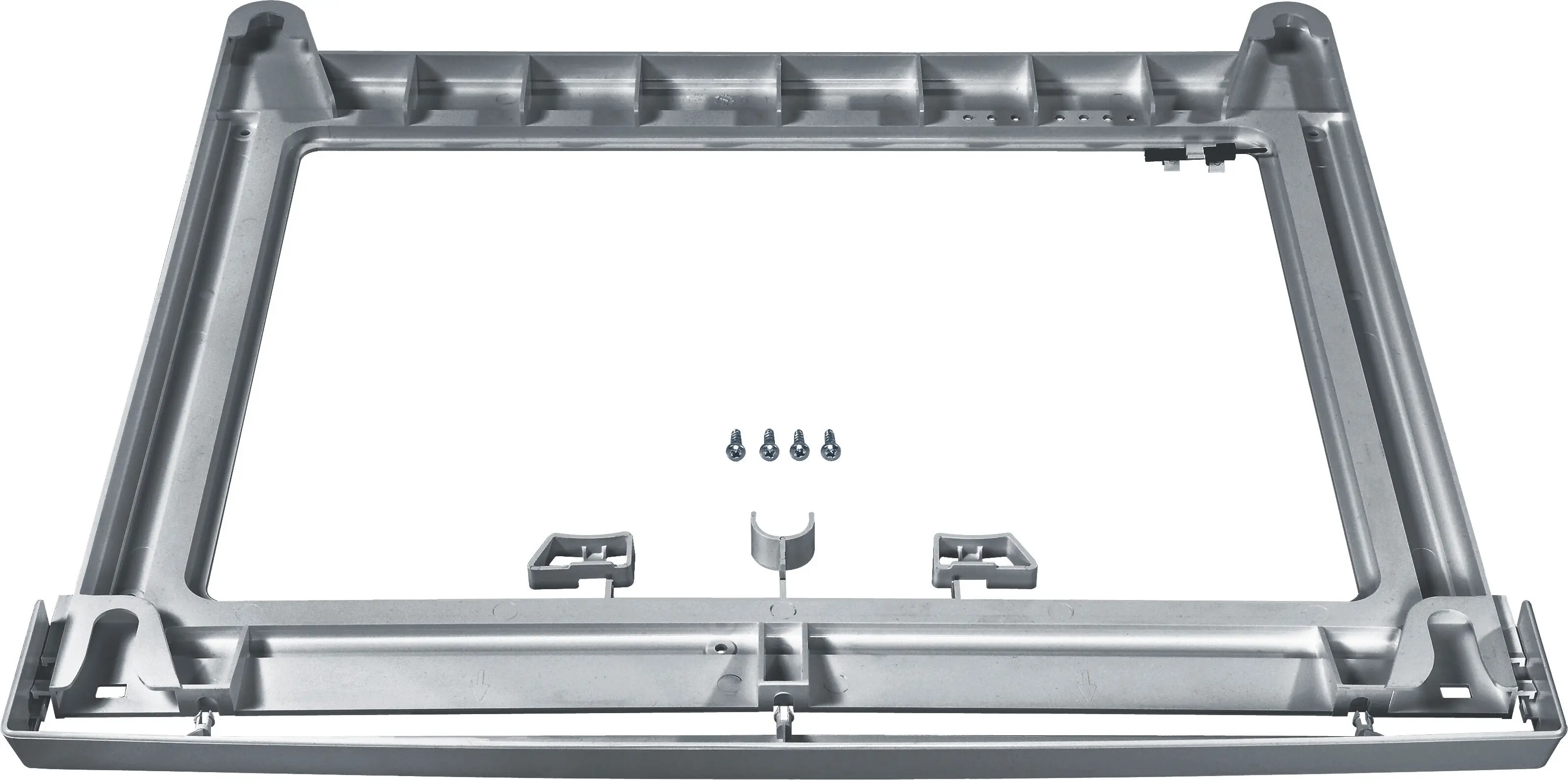 Connection set without drawer (silver-inox)