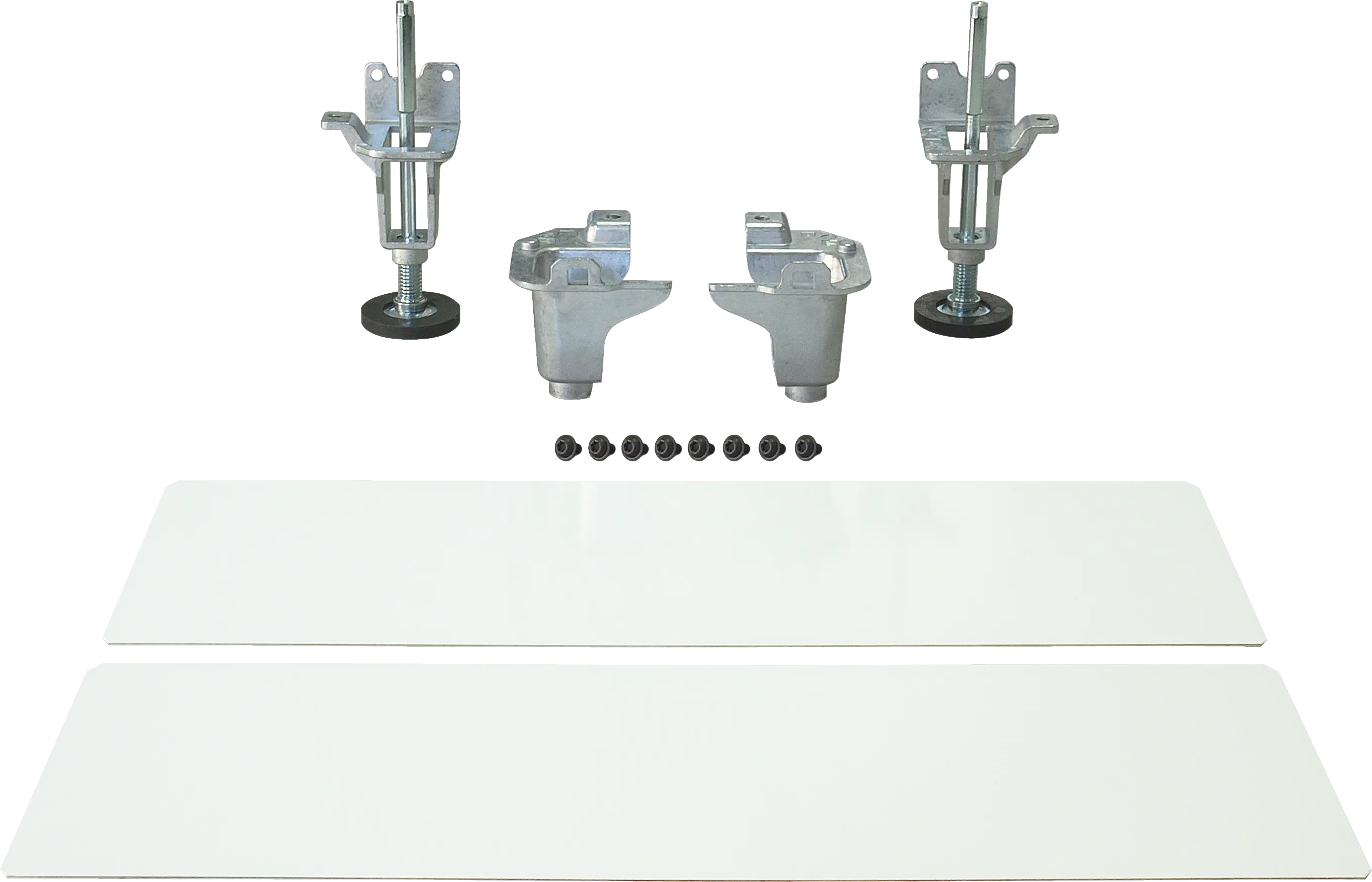 Height-adjustable Feet Accessory compl. Height adjustable 5 cm - for 90cm worktops