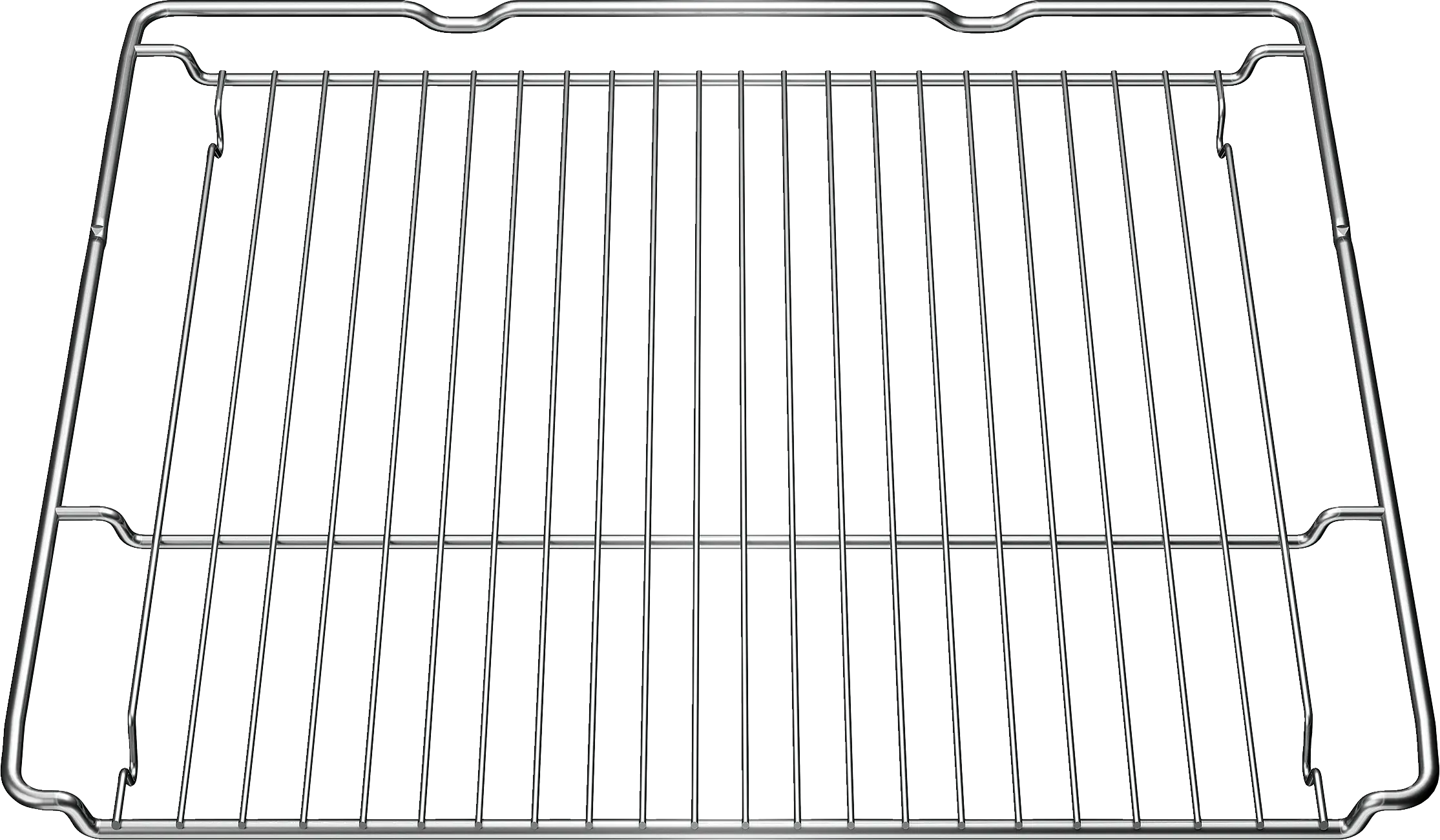 Multi-use wire shelf Full steam without railing, stainless steel 455 x 375 x 31 mm