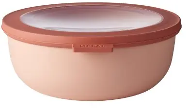 Mepal Cirqula Food Storage Bowl - 1.25L (Nordic Blush)