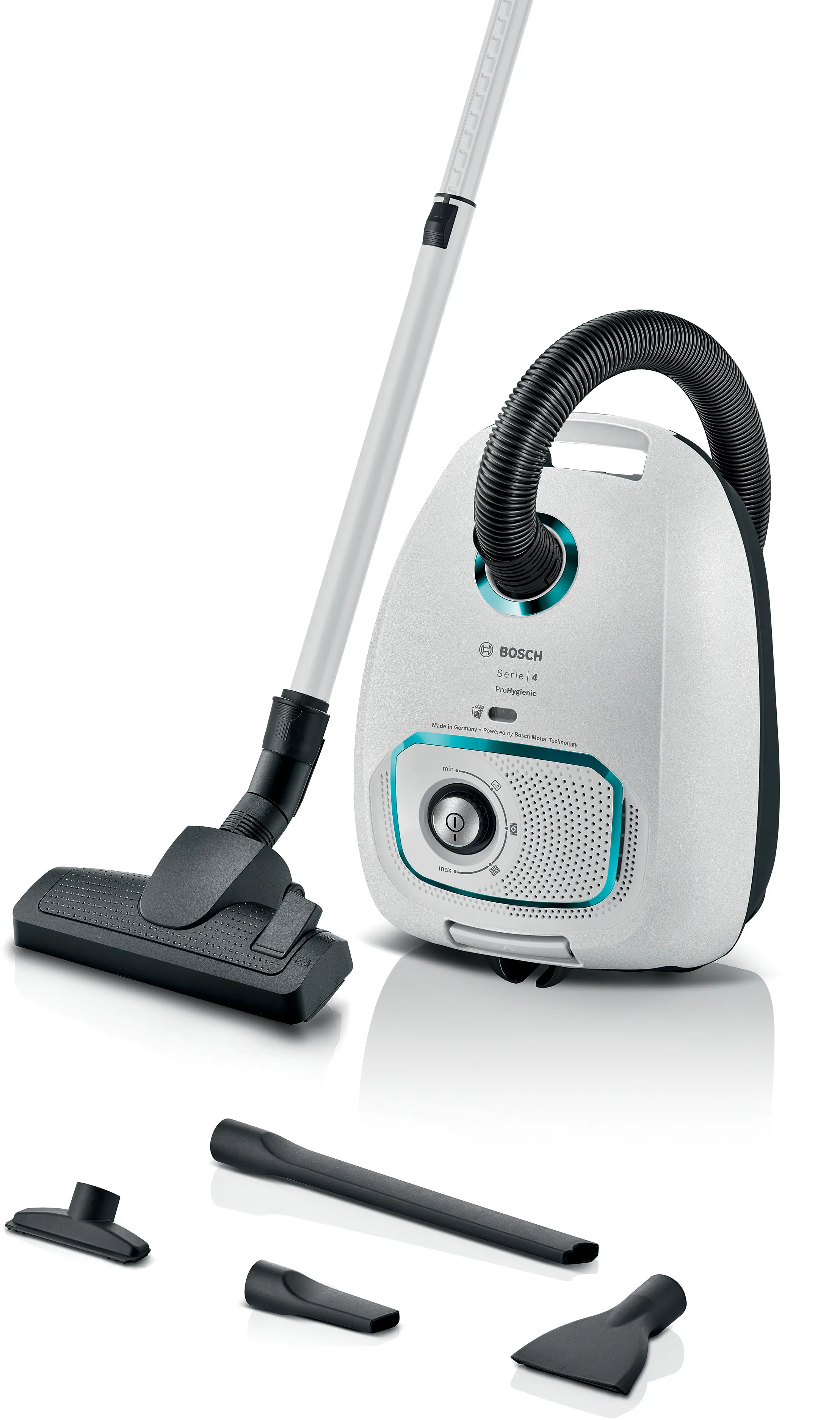 Series 4 Bagged vacuum cleaner ProHygienic White