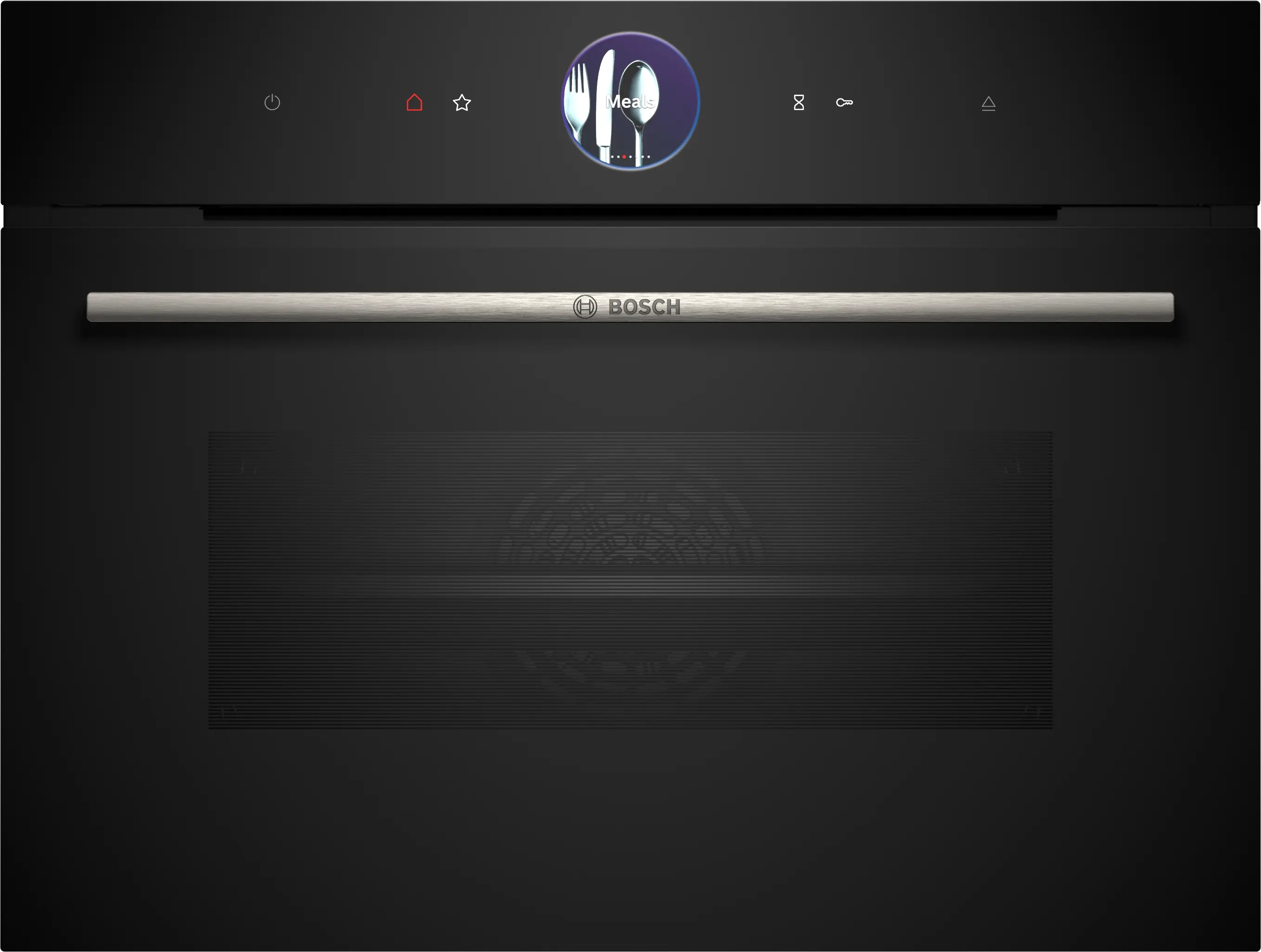 Series 8 Built-in compact oven with steam function 60 x 45 cm Black