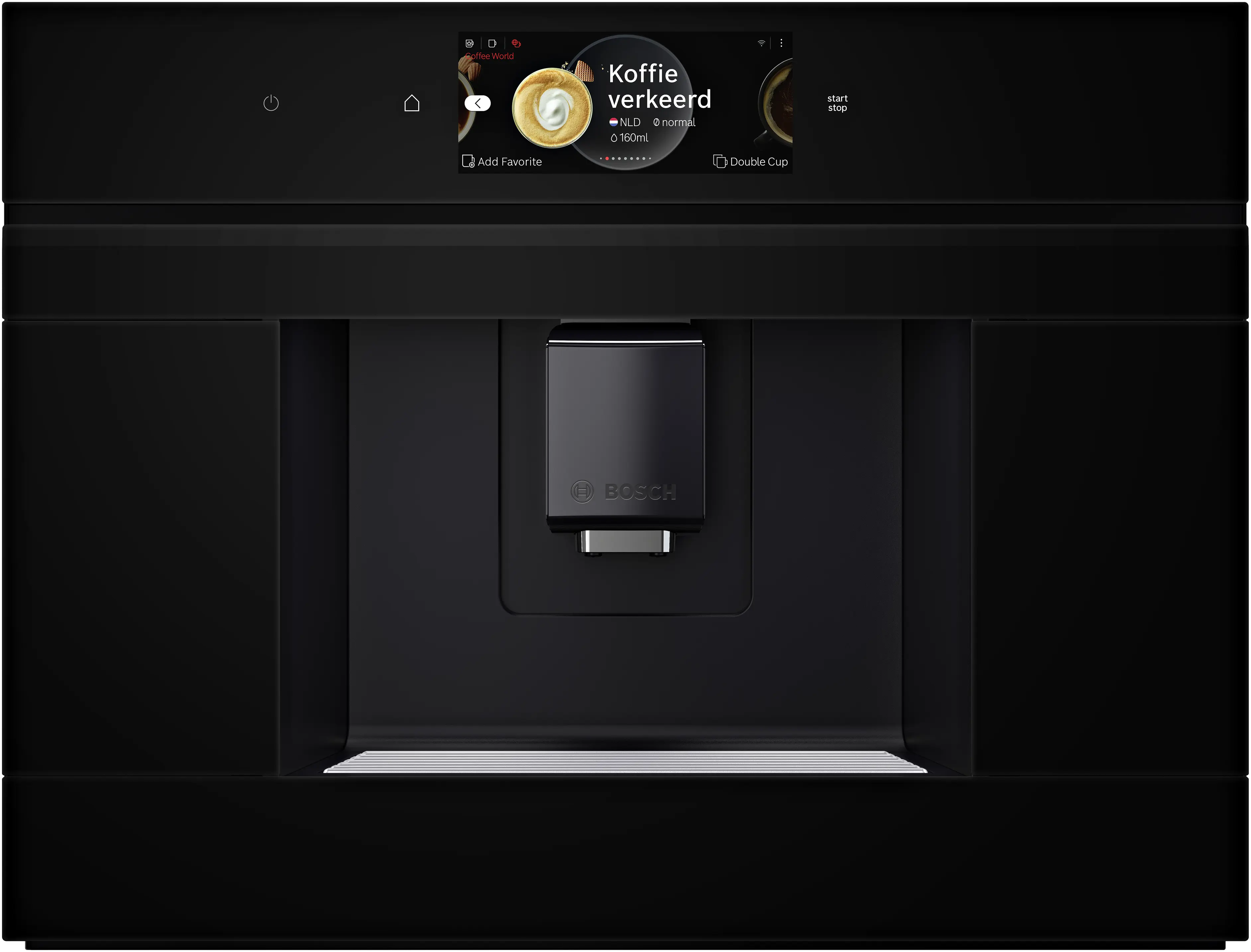 Series 8 Built-in fully automatic coffee machine Black
