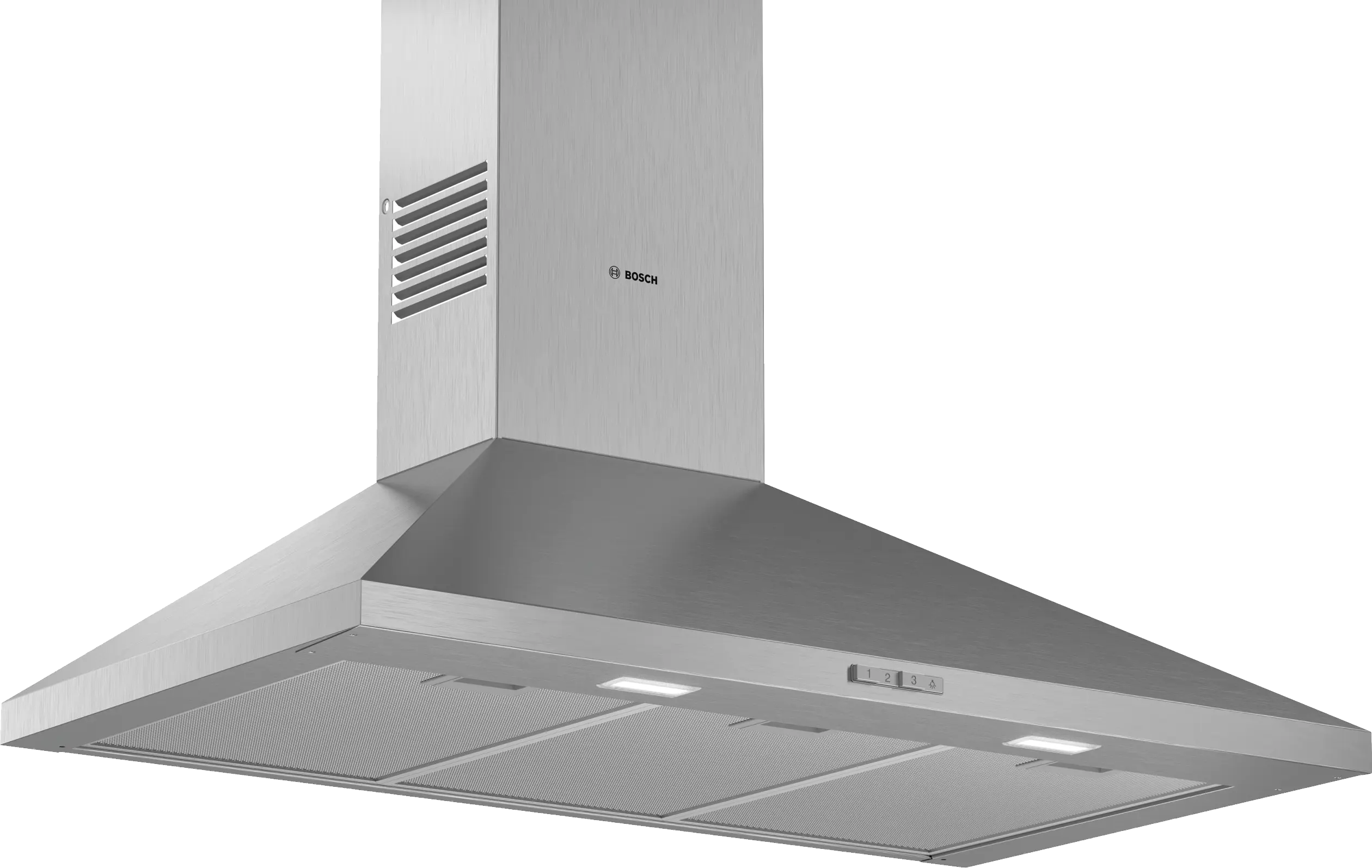Series 2 Wall-mounted cooker hood 90 cm Stainless steel