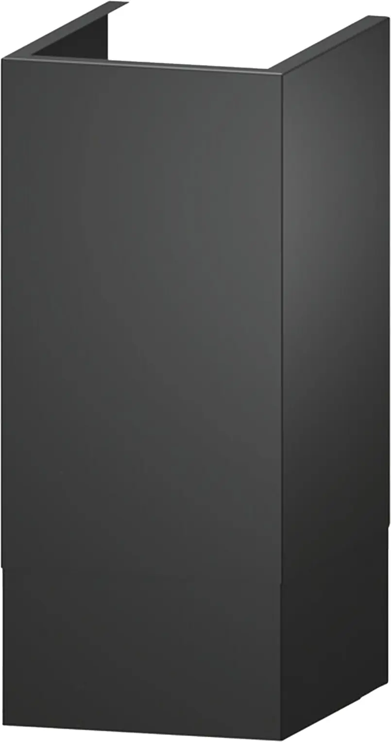 Chimney extension 450-854 mm Matt black