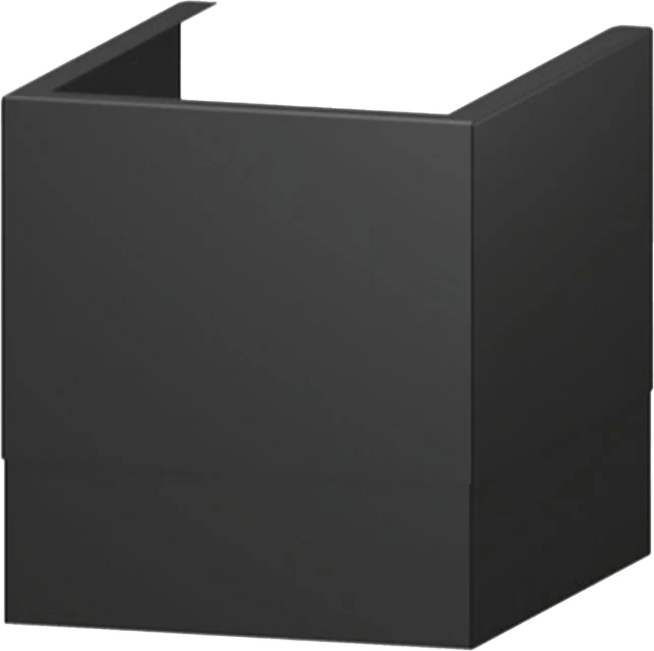 Chimney extension 187-360 mm Matt black