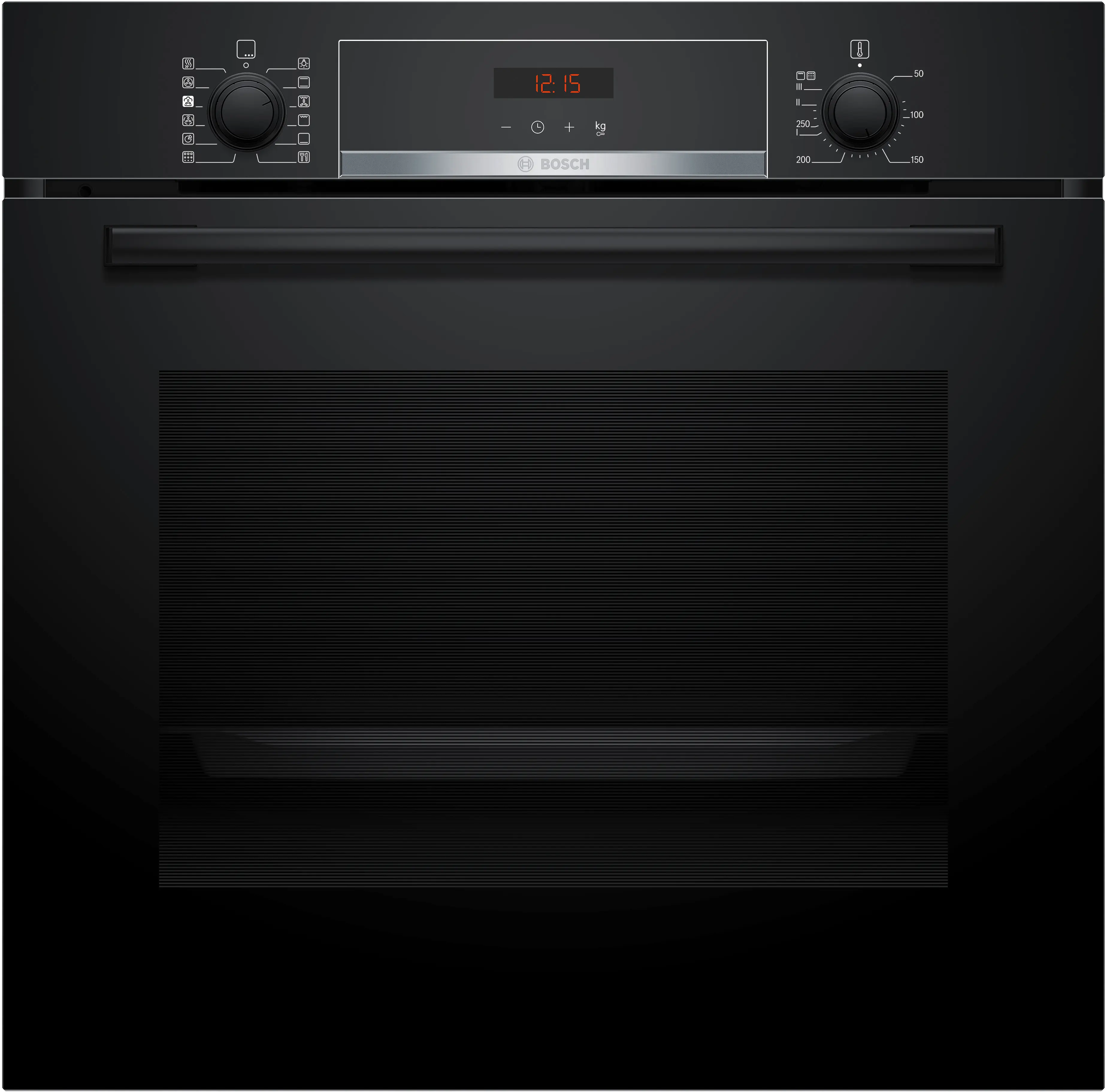 Series 4 Built-in oven with added steam function 60 x 60 cm Black
