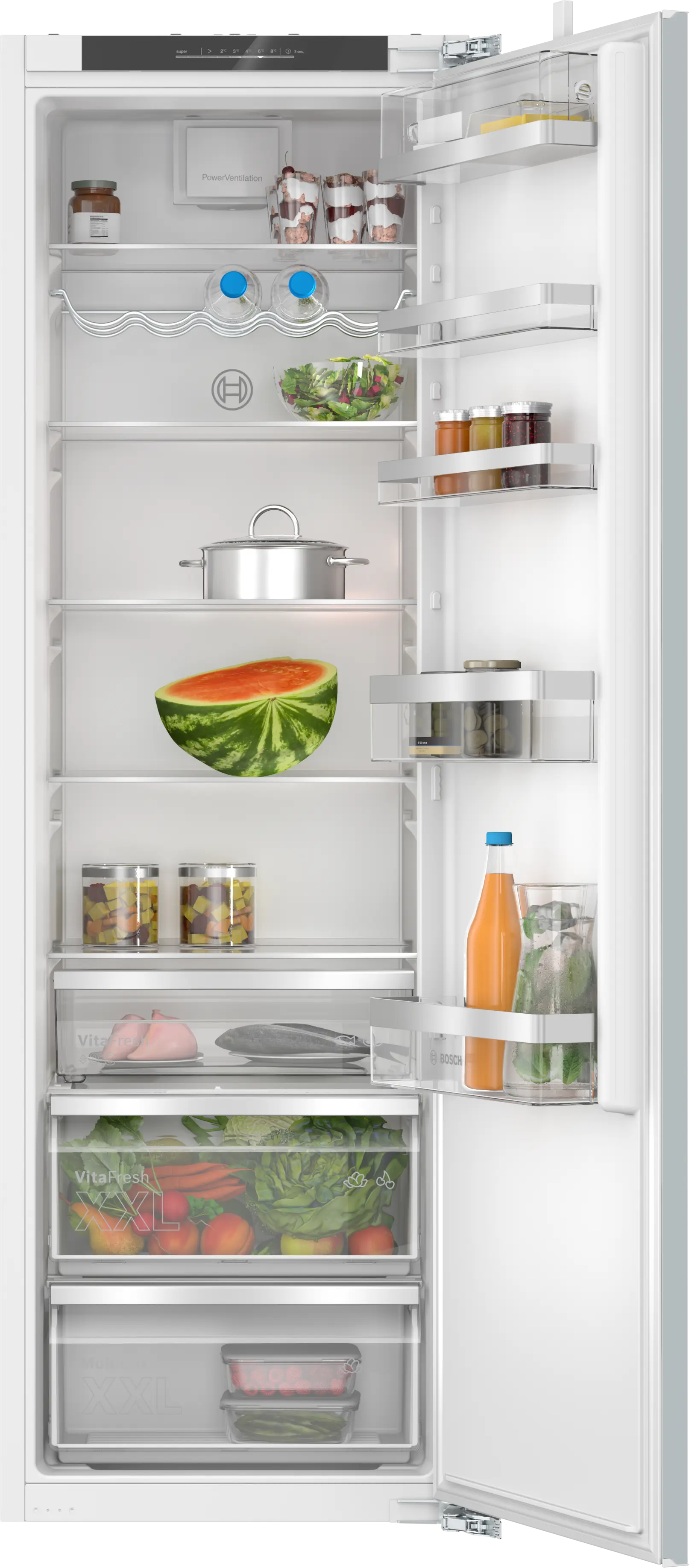 Series 6 Built-in fridge 177.2 x 55.8 cm soft close flat hinge