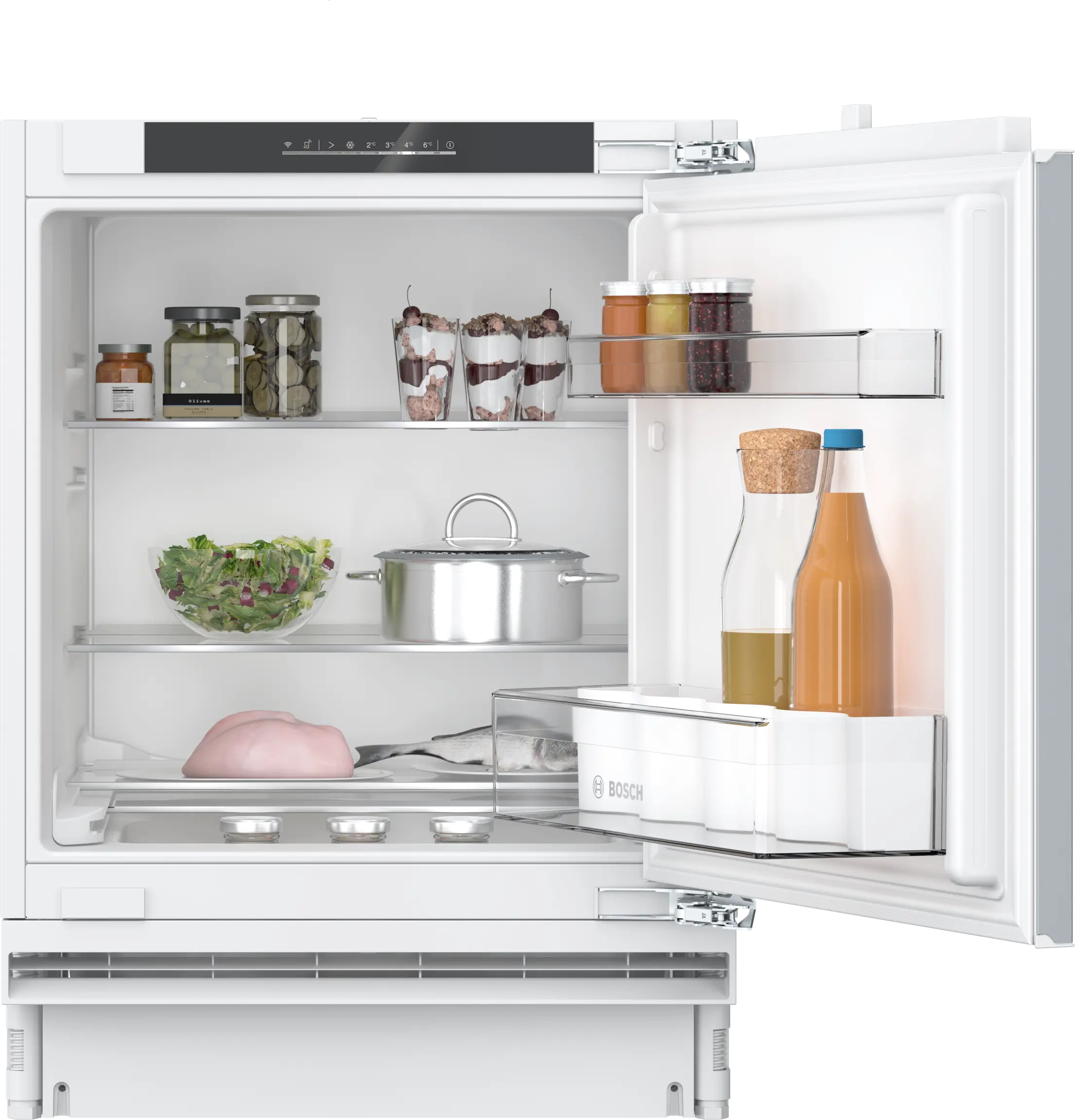Series 4 Built-under fridge 82 x 59.8 cm flat hinge