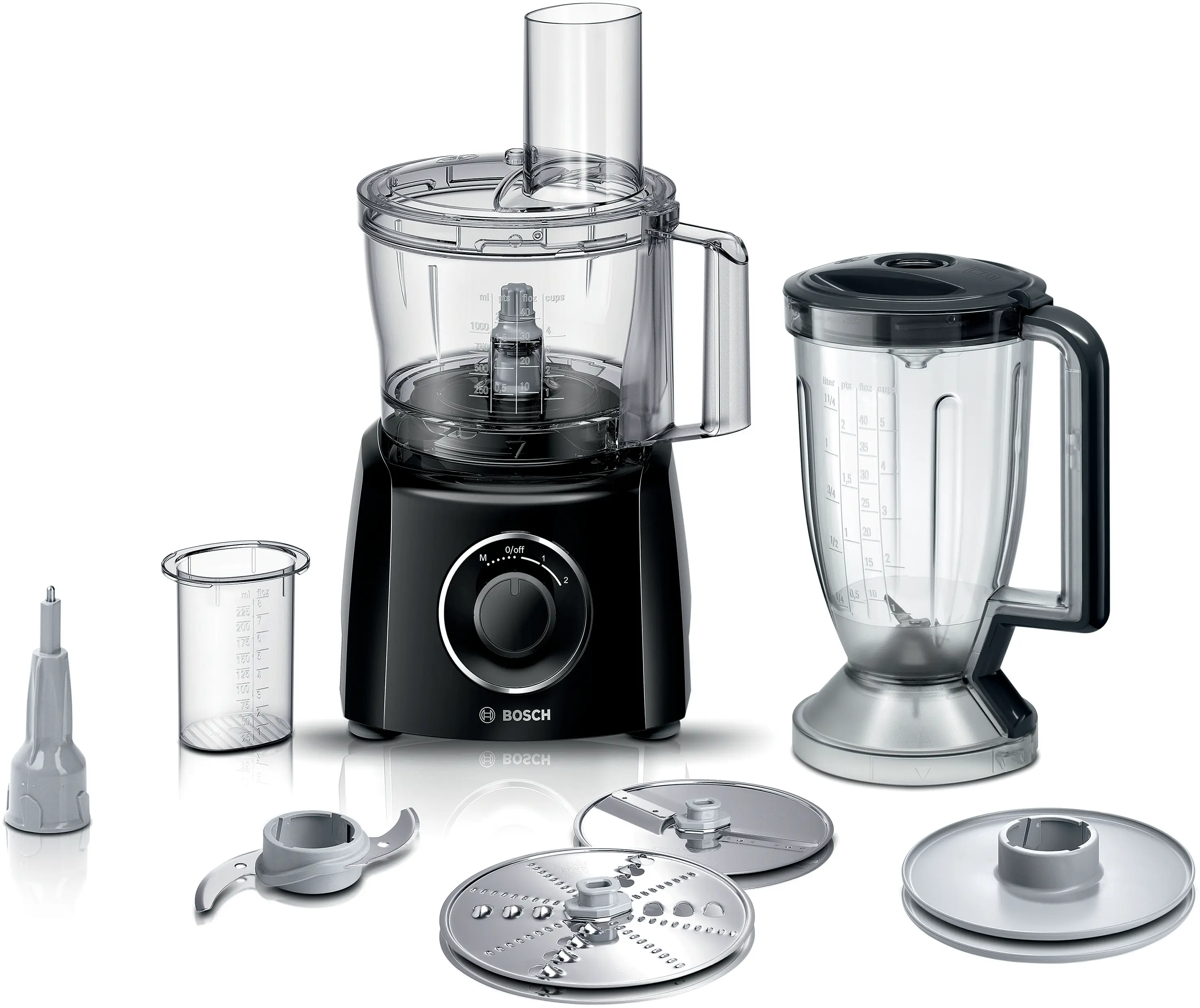 Food processor MultiTalent 3 800 W Black, Black