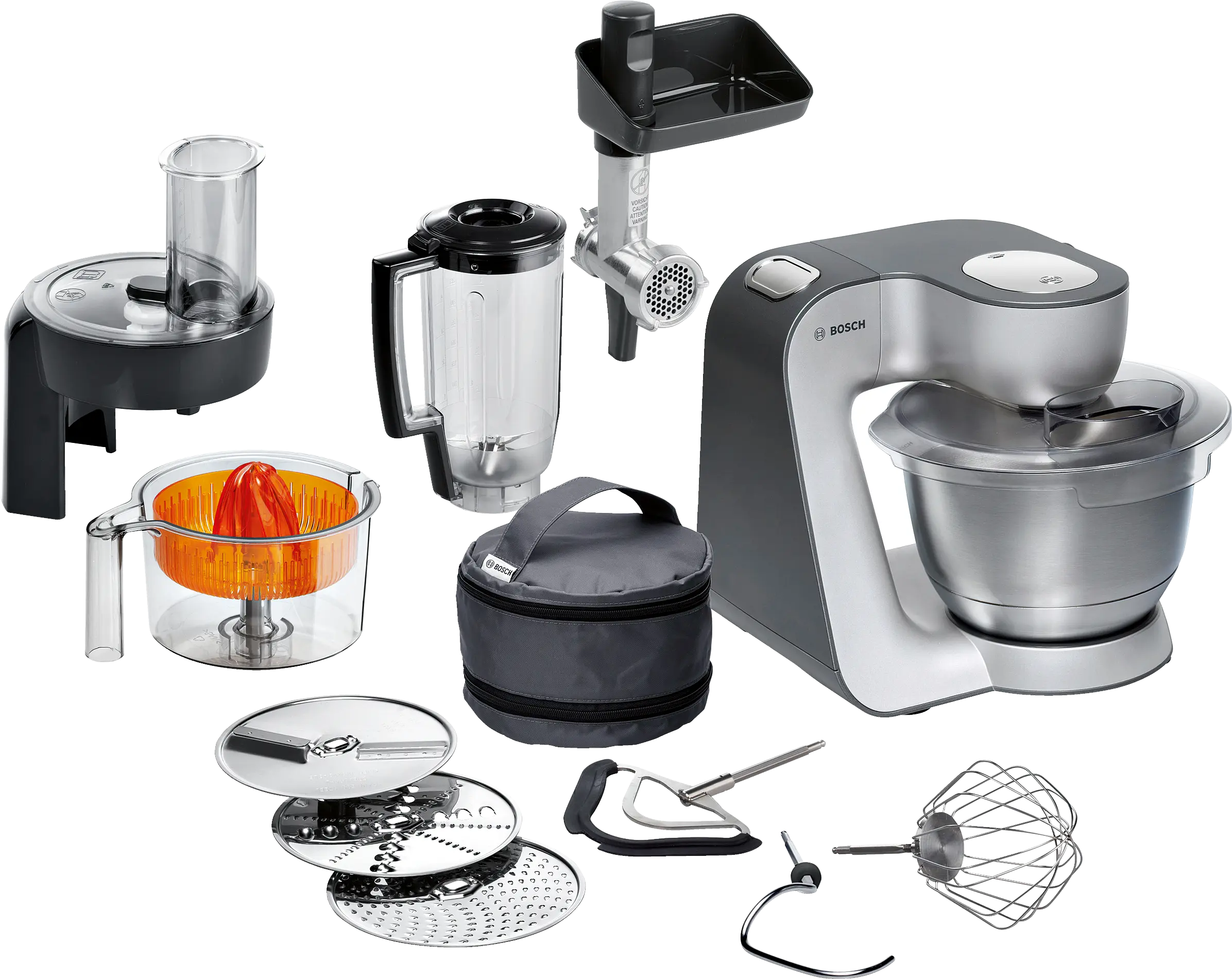 Series 4 Stand mixer MUM 5 1000 W Silver, Anthracite