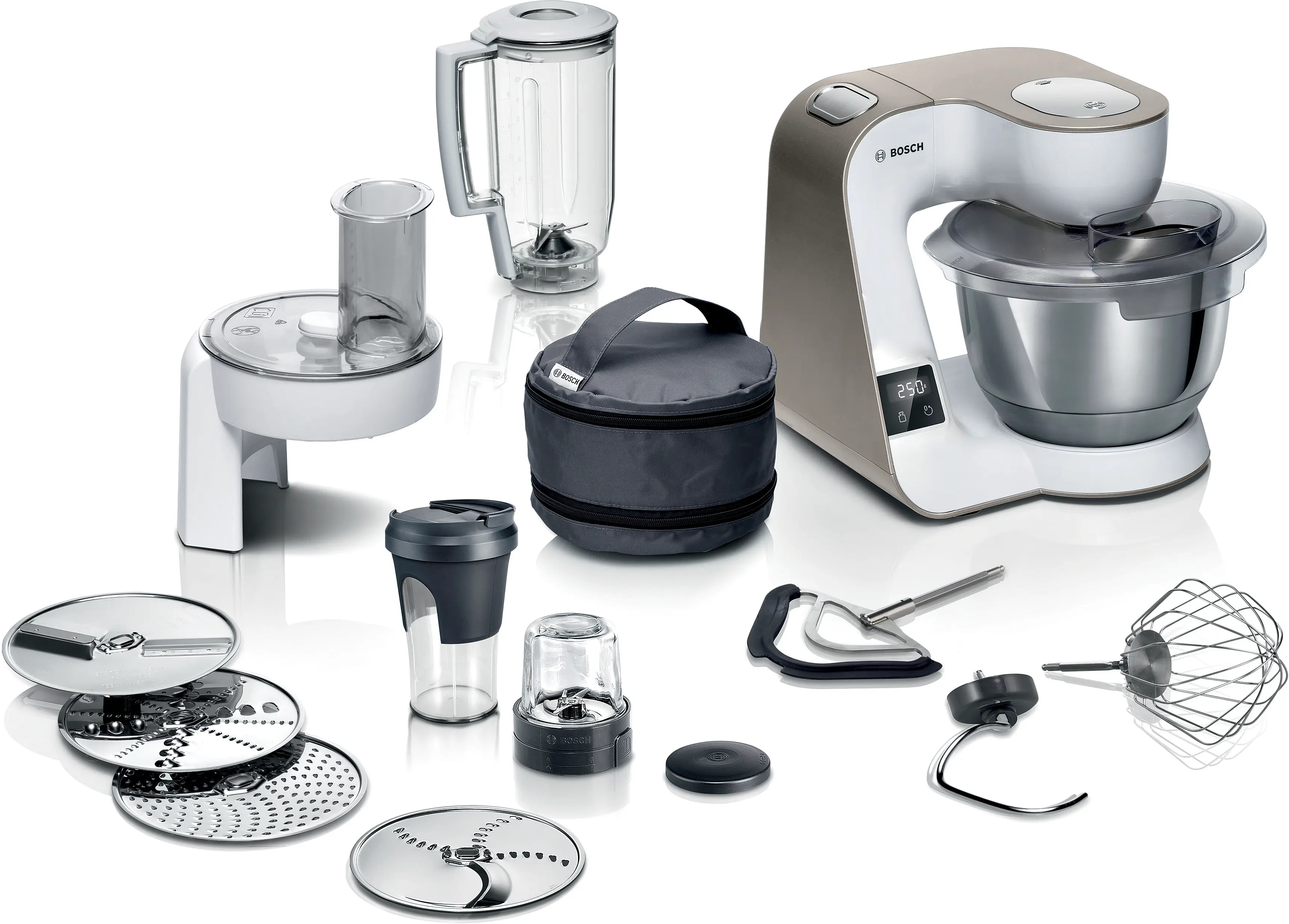 Series 4 Stand mixer with scale MUM 5 1000 W White