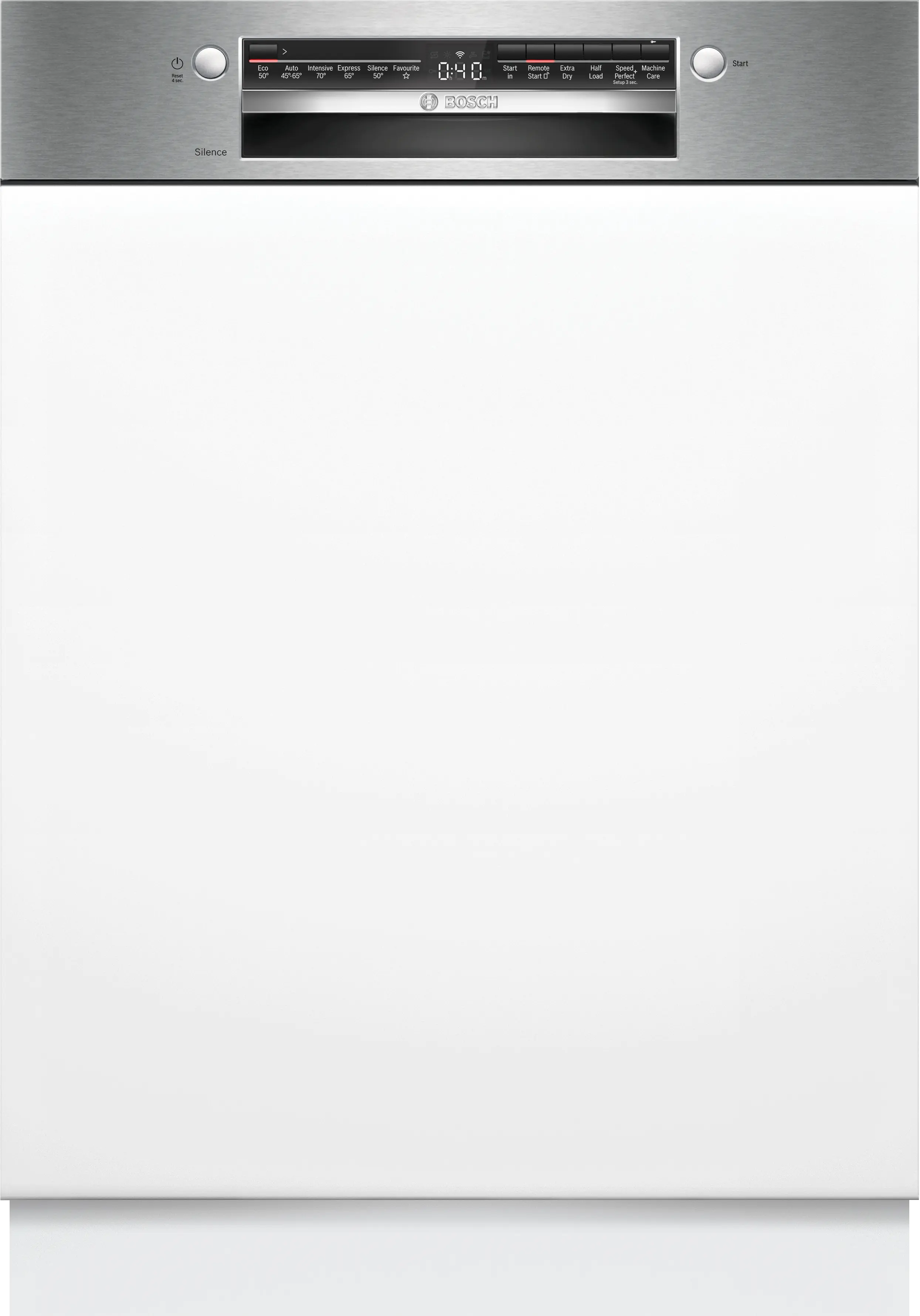 Series 2 Semi-integrated dishwasher 60 cm Brushed steel
