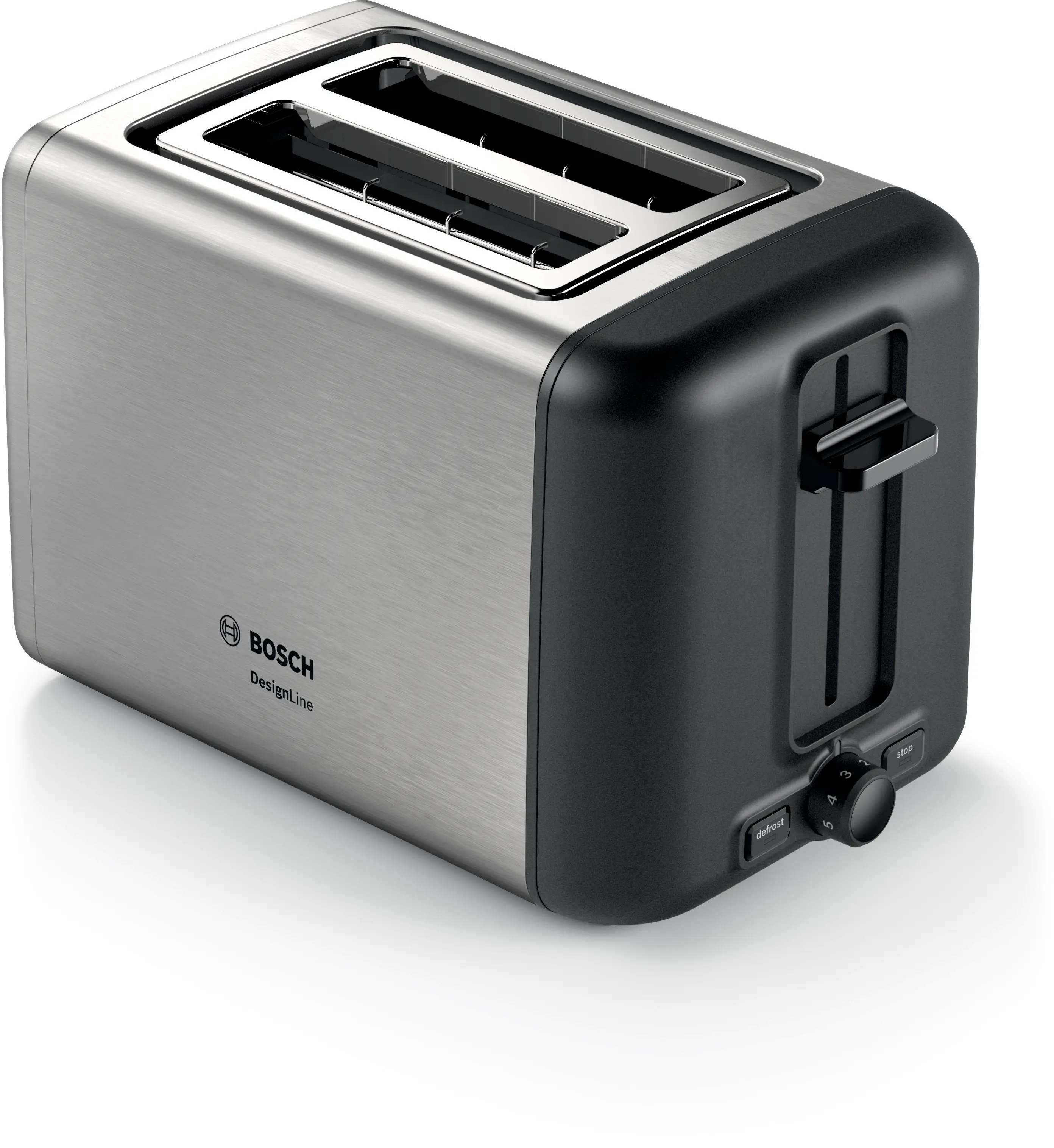 Compact toaster DesignLine Stainless steel