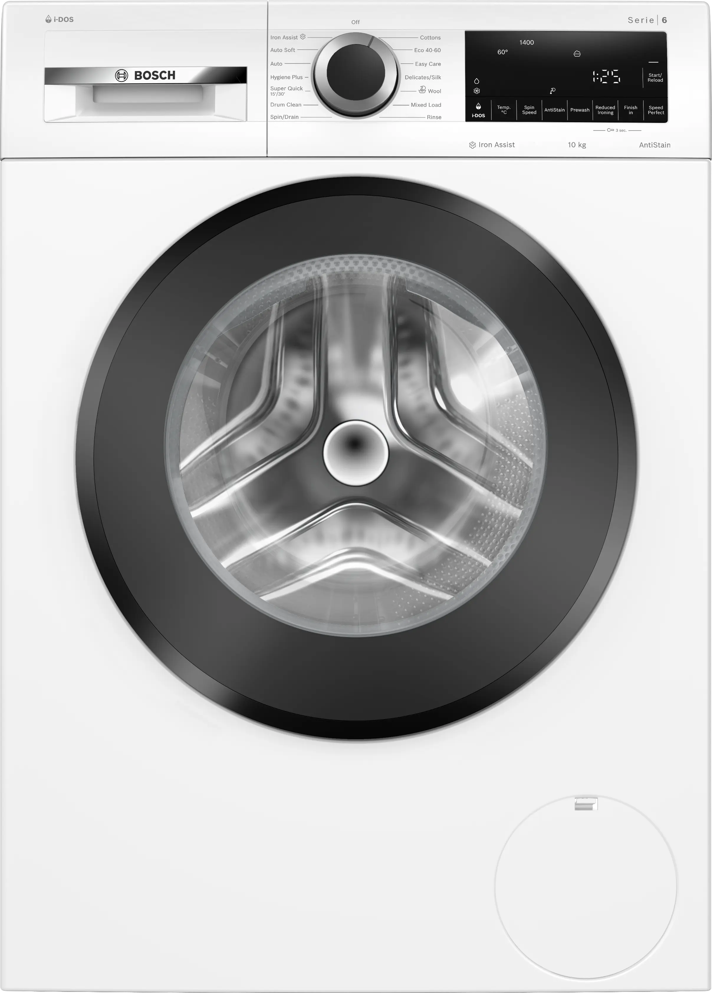 Series 6 Washing machine, front loader 10 kg max. 1400 rpm