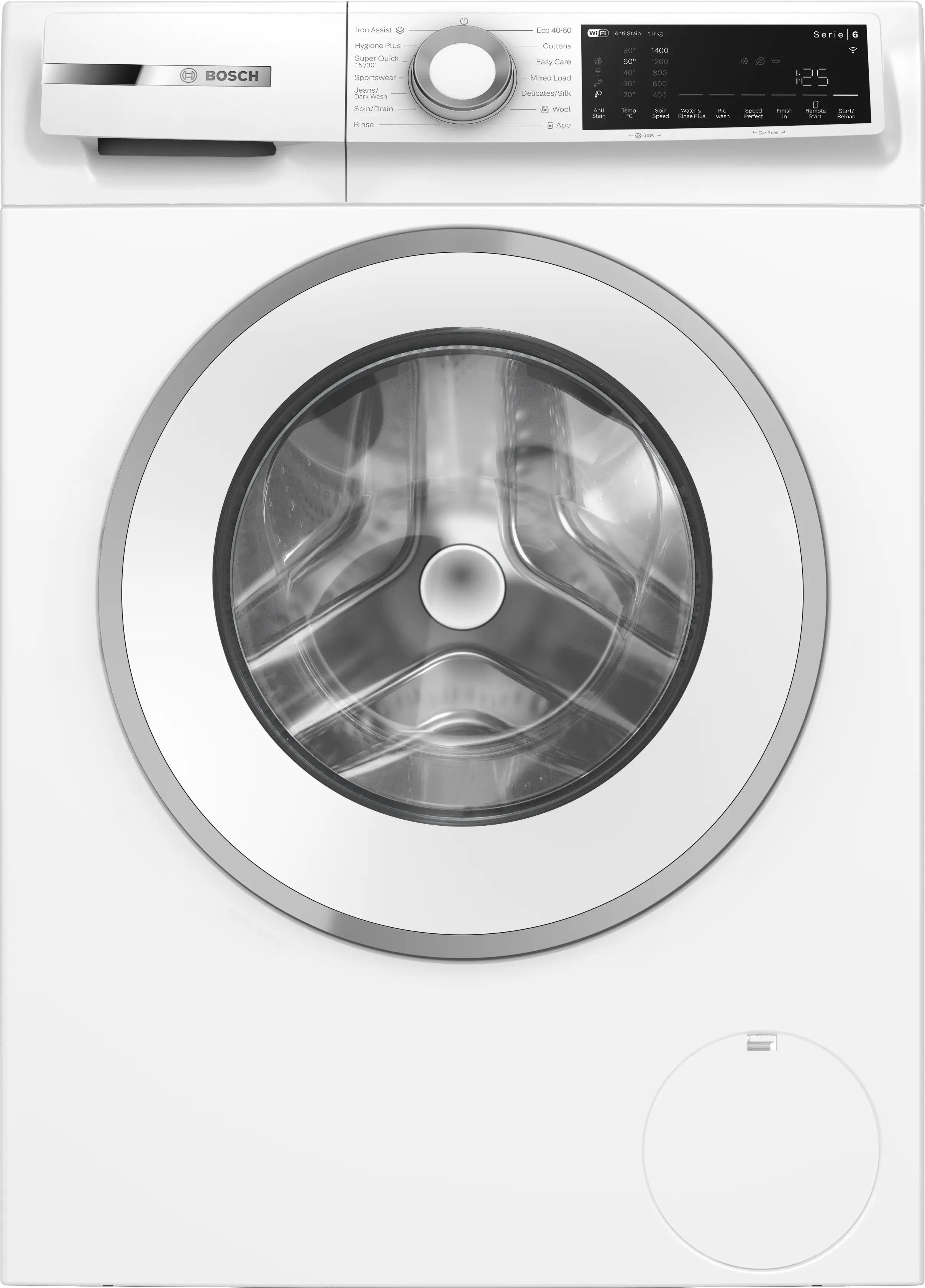 Series 6 Washing machine, front loader 10 kg max. 1400 rpm
