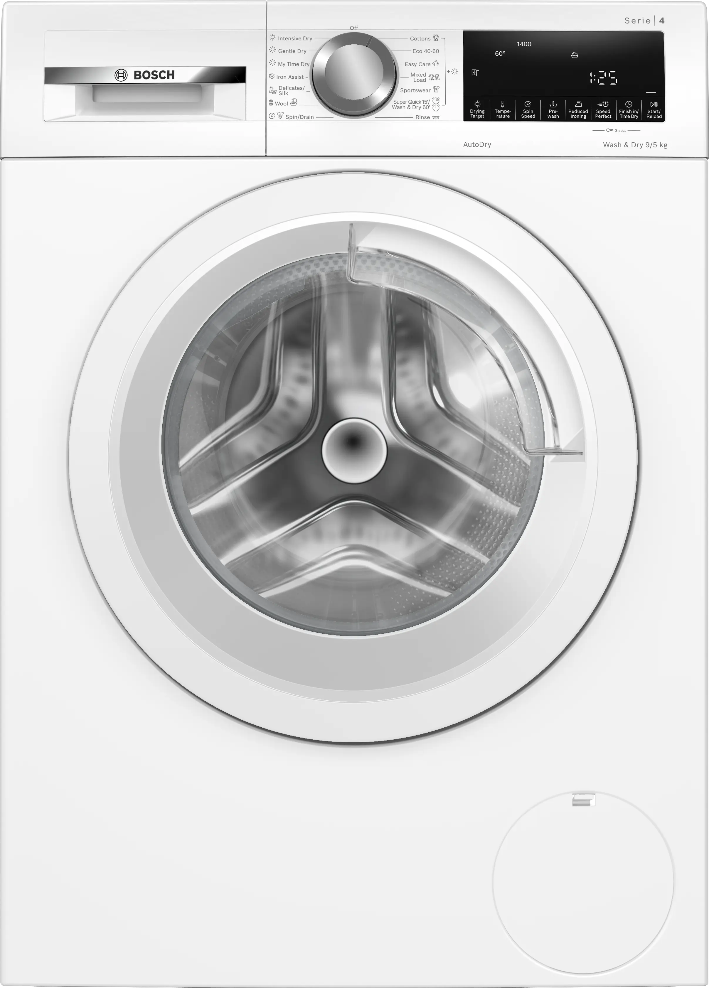 Series 4 Washer dryer 9/5 kg max. 1400 rpm