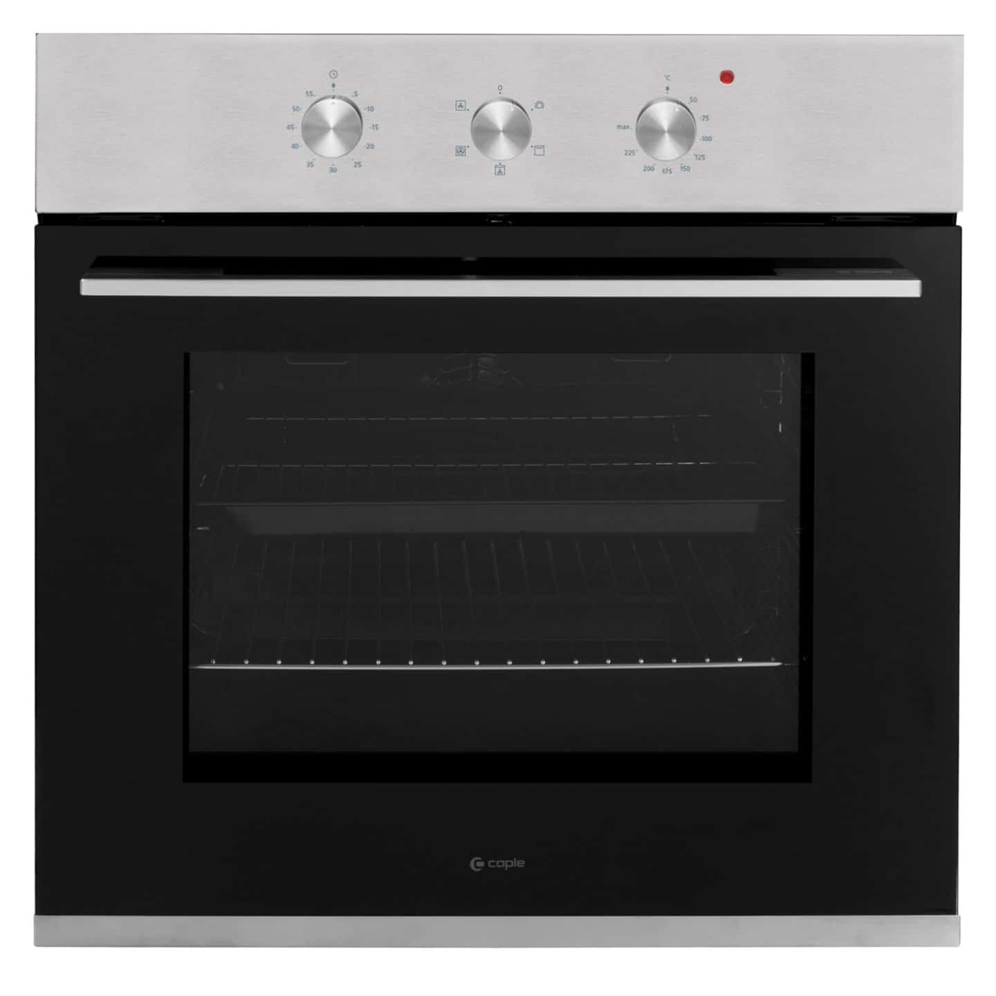 60cm Electric Single Oven Black & Stainless Steel