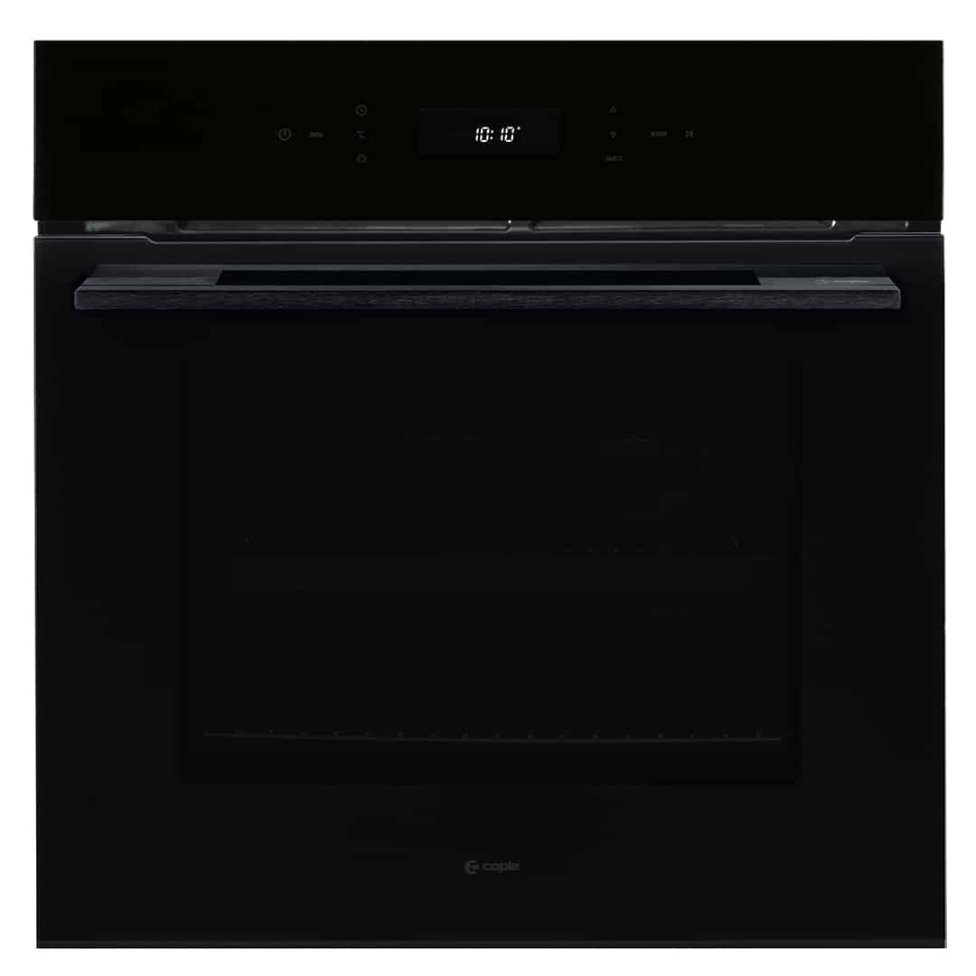 60cm Pyrolytic Single Oven Black Glass
