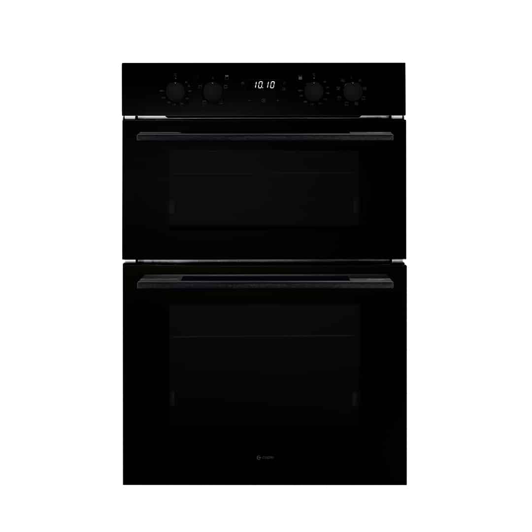 Electric Built In Double Oven Black Glass
