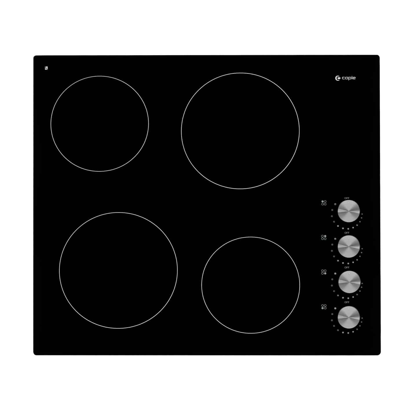 59cm Electric Ceramic Hob Black