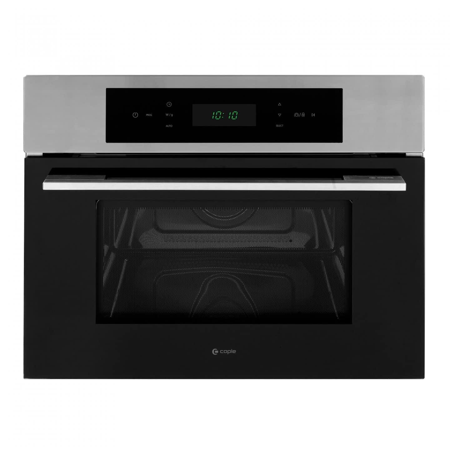 Built-In Microwave Black Glass & Stainless Steel
