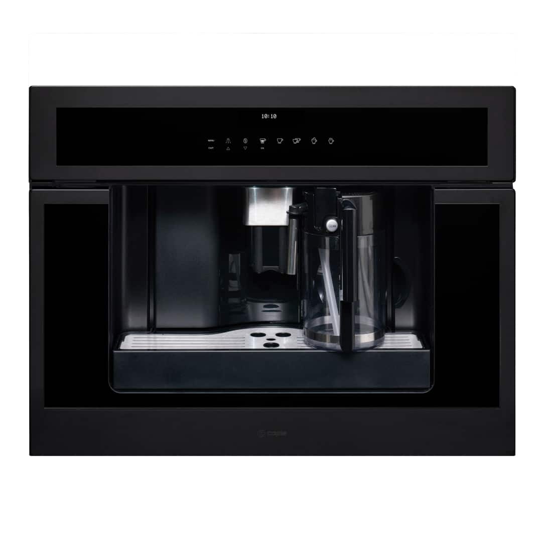 Built In Coffee Machine Black Steel