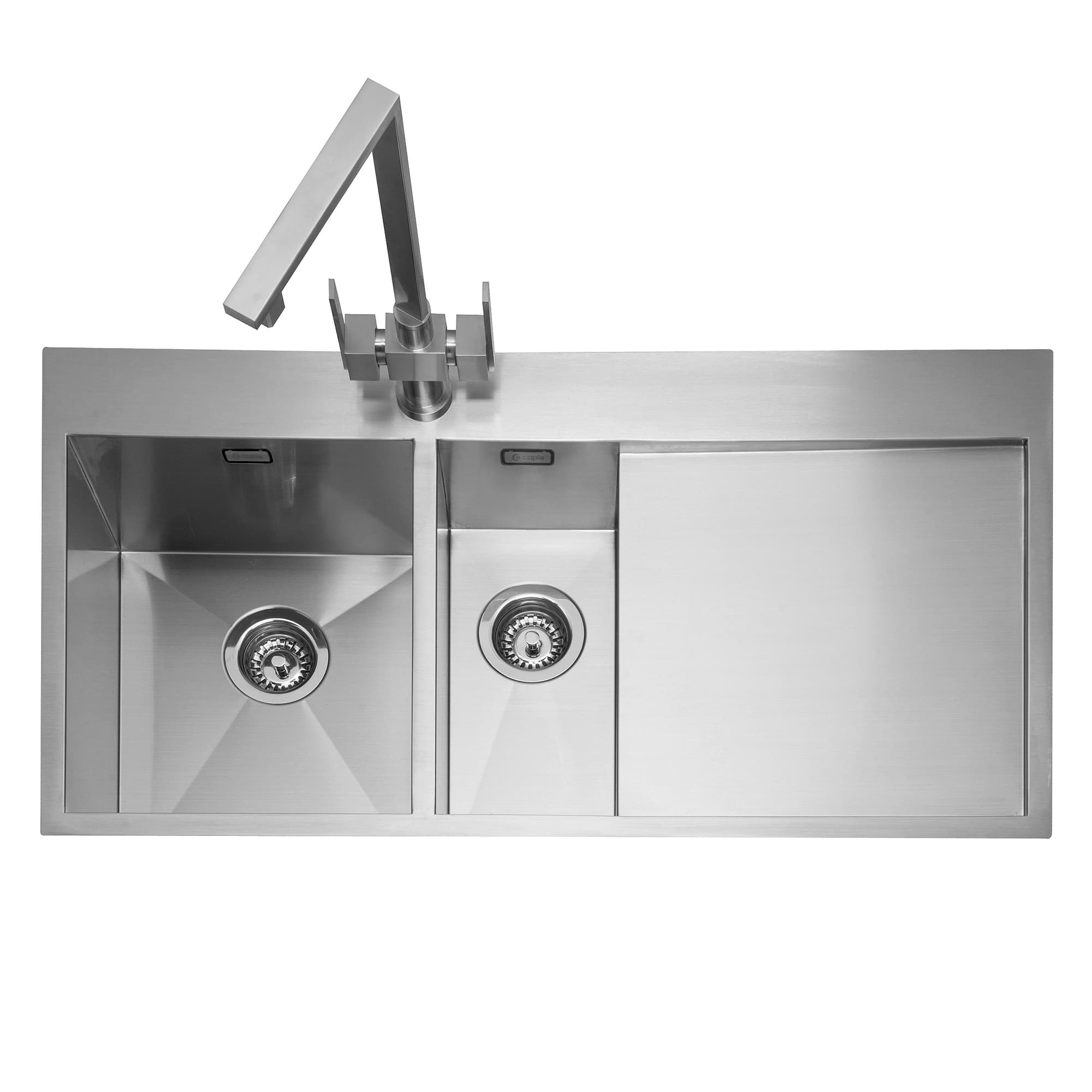 Cubit 150 Inset Sink with Drainer Stainless Steel