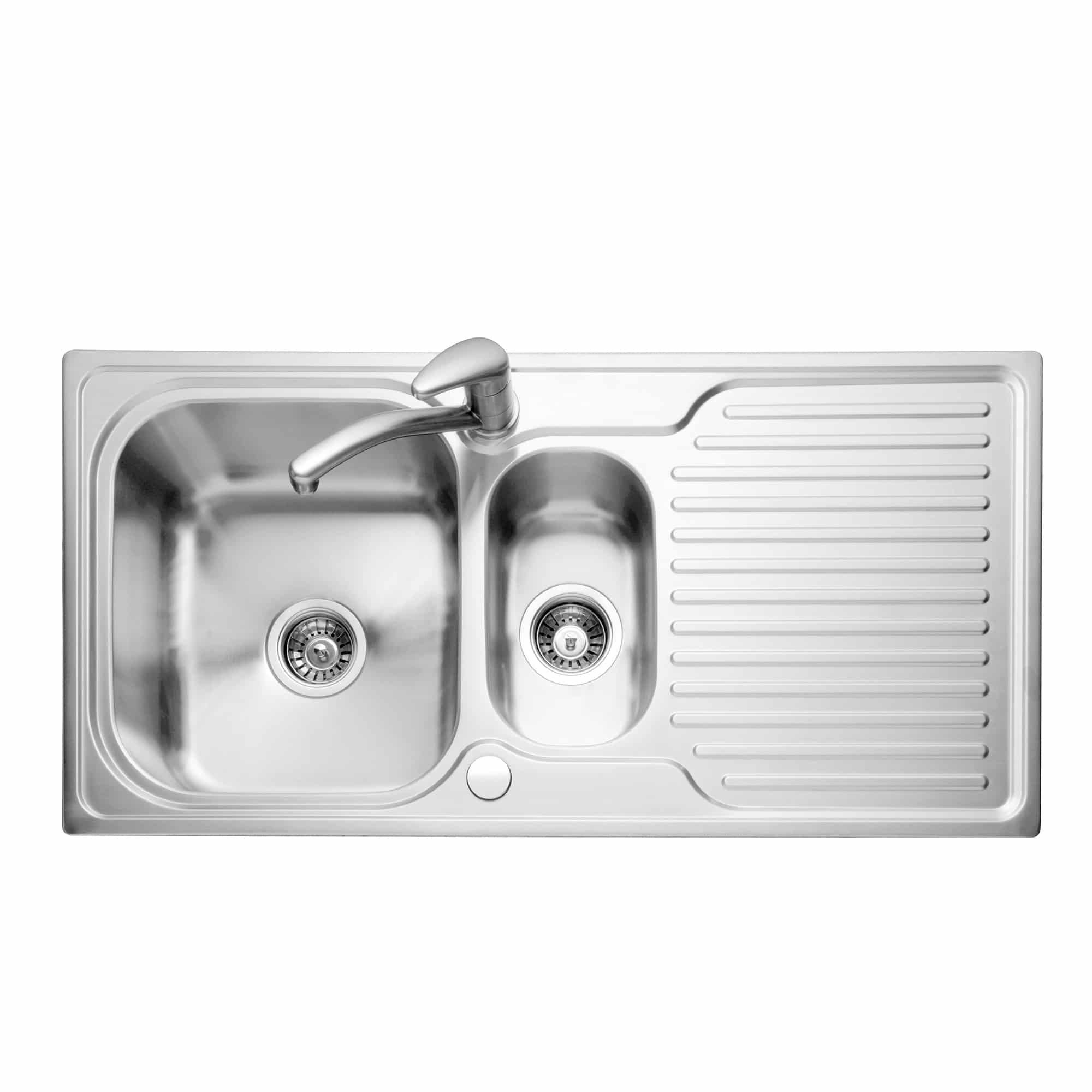 Dove 150 Inset Sink with Drainer Stainless Steel