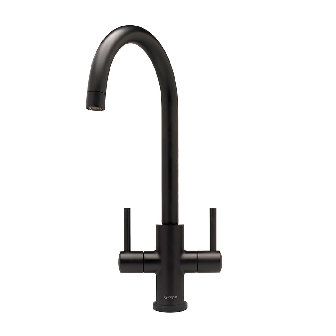 Lamar Dual Lever Tap Matt Black