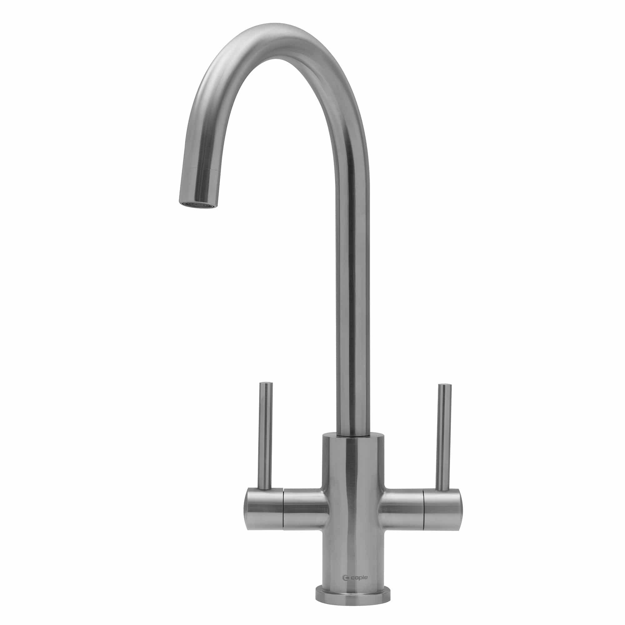 Lamar Dual Lever Tap Stainless Steel