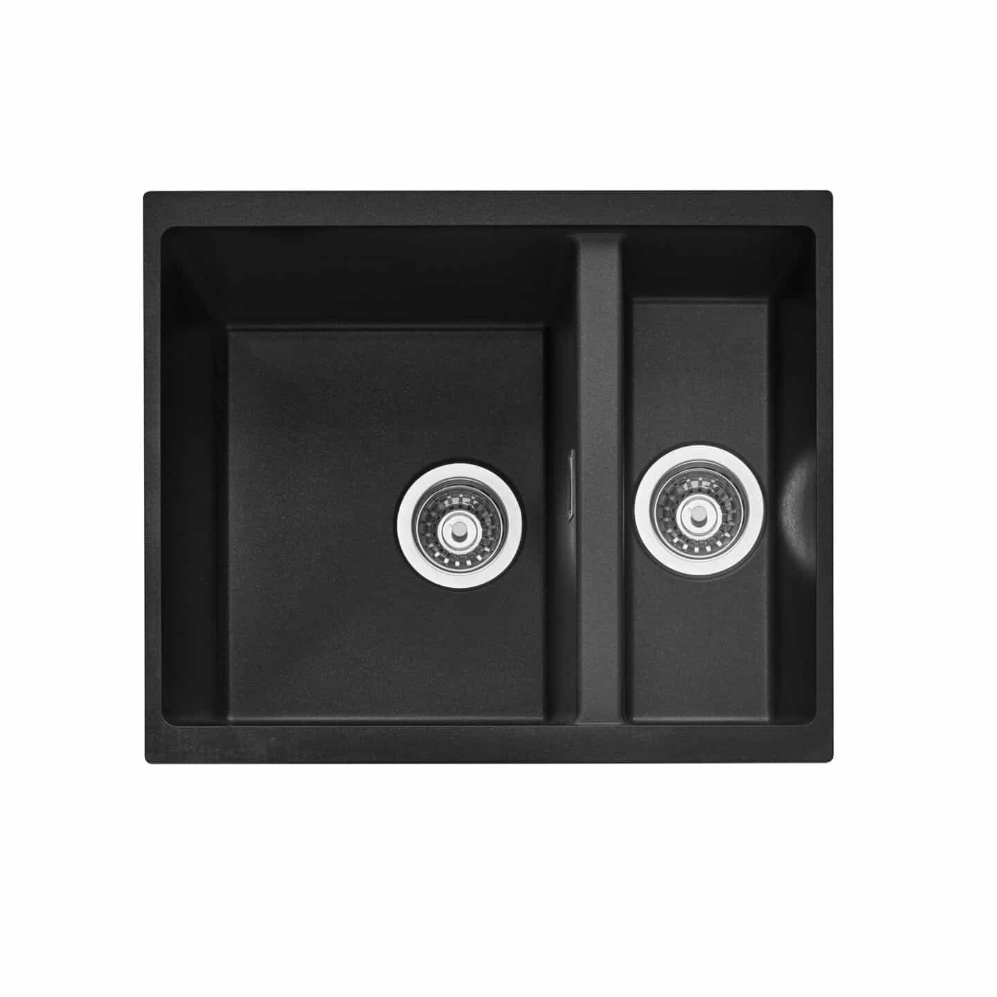Leesti 151 Inset or Undermount Granite Sink Anthracite