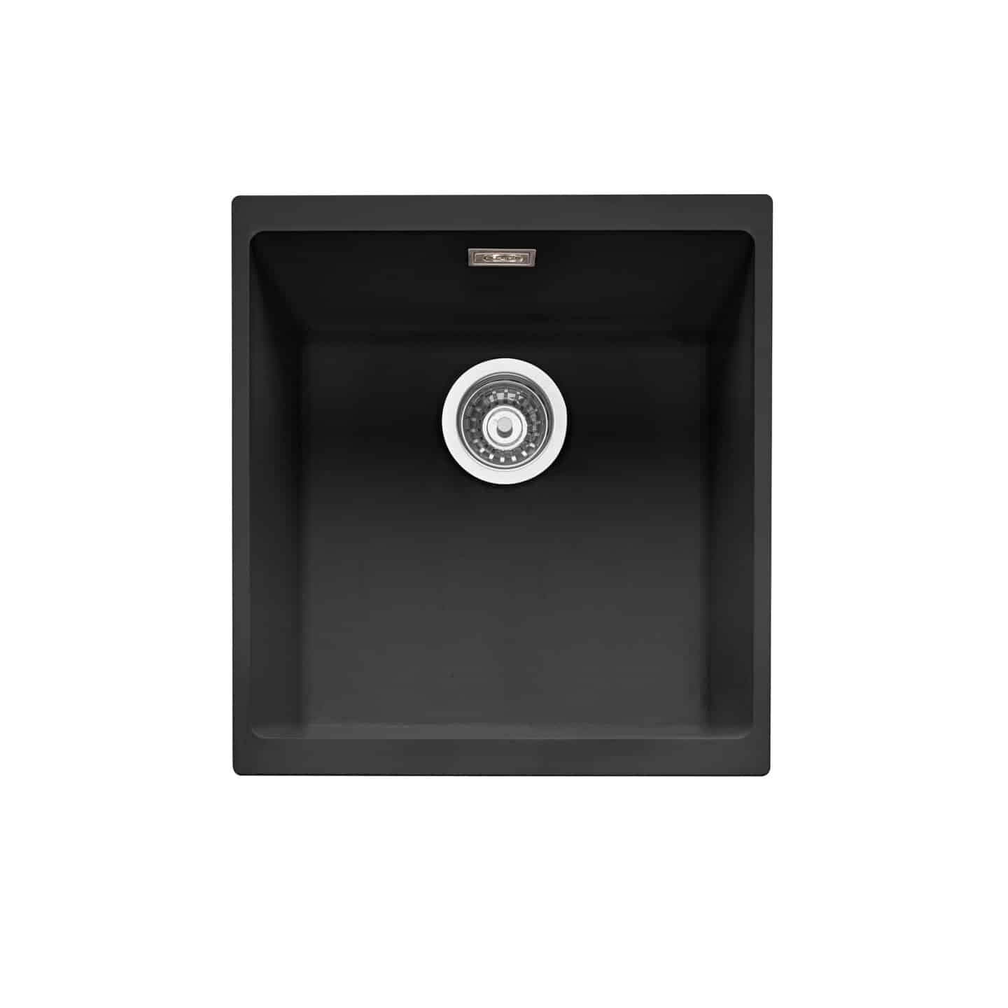 Leesti 400 Inset or Undermount Granite Sink Anthracite