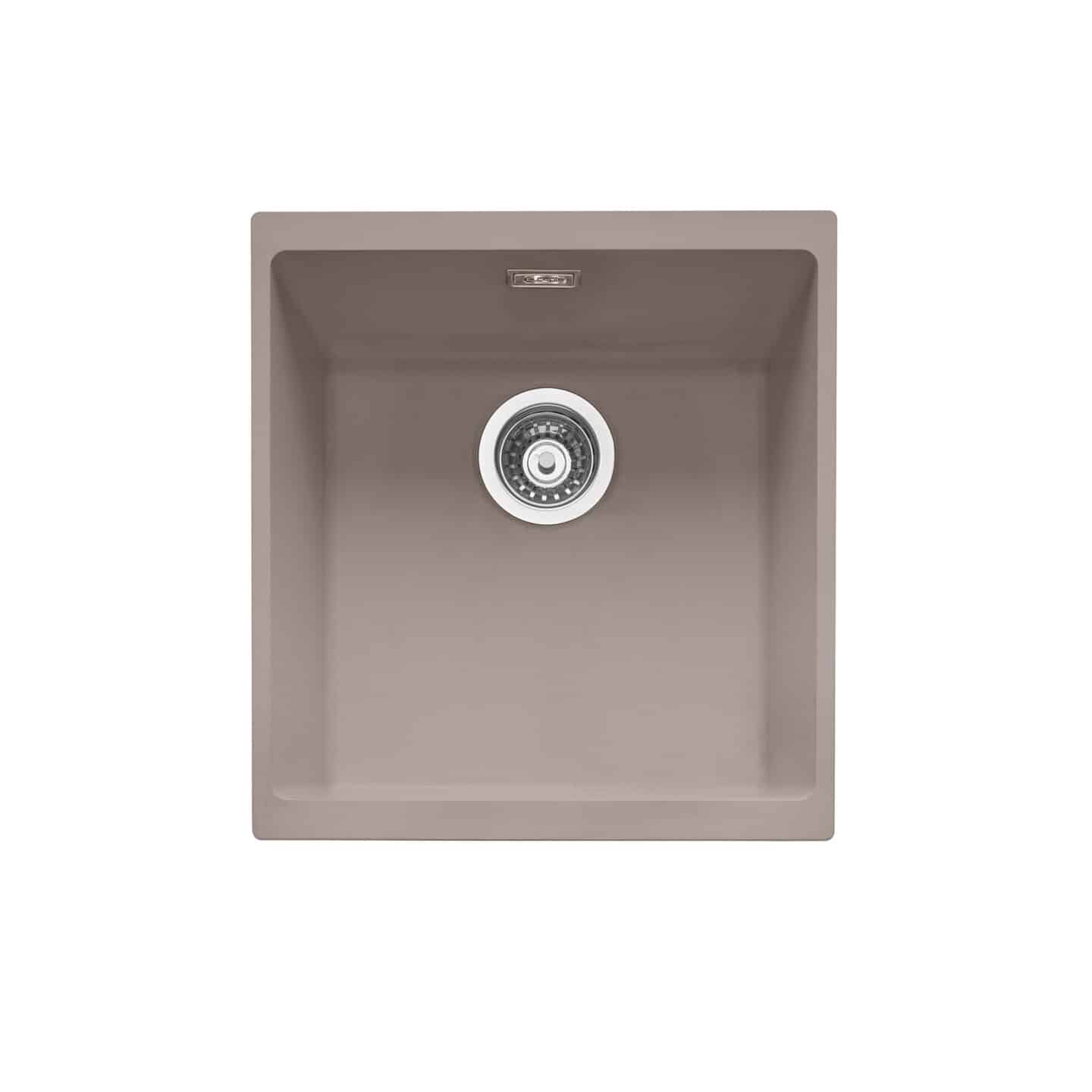 Leesti 400 Inset or Undermount Granite Sink Mink