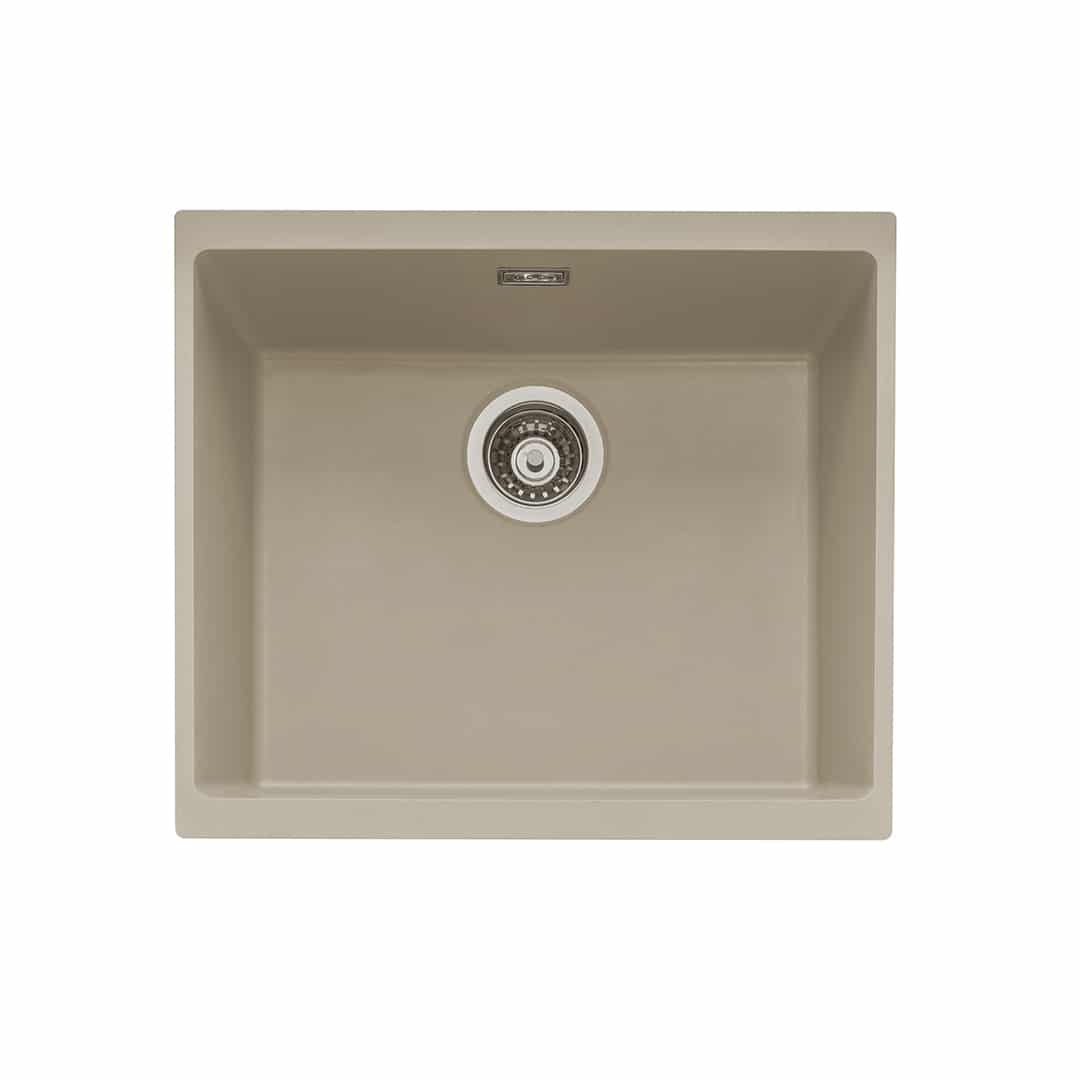 Leesti 500 Inset or Undermount Granite Sink Desert Sand