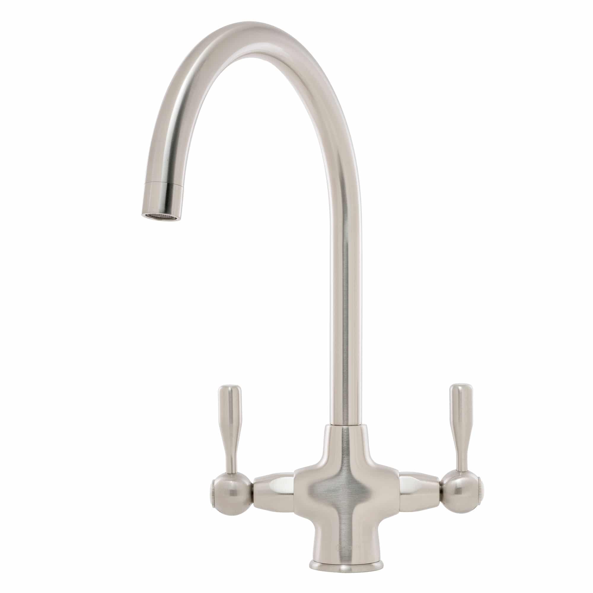 Leval Traditional Dual Lever Tap Brushed Nickel