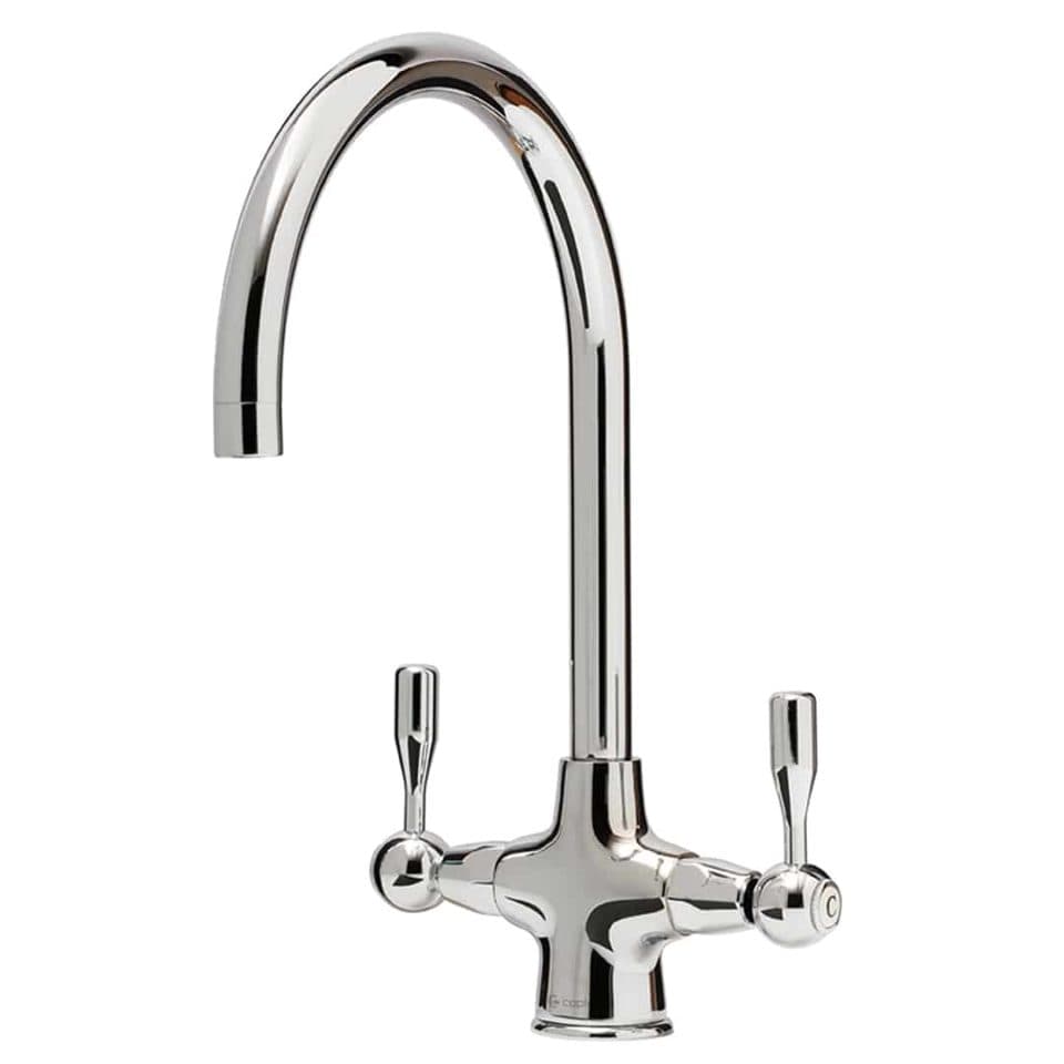 Leval Traditional Dual Lever Tap Polished Chrome