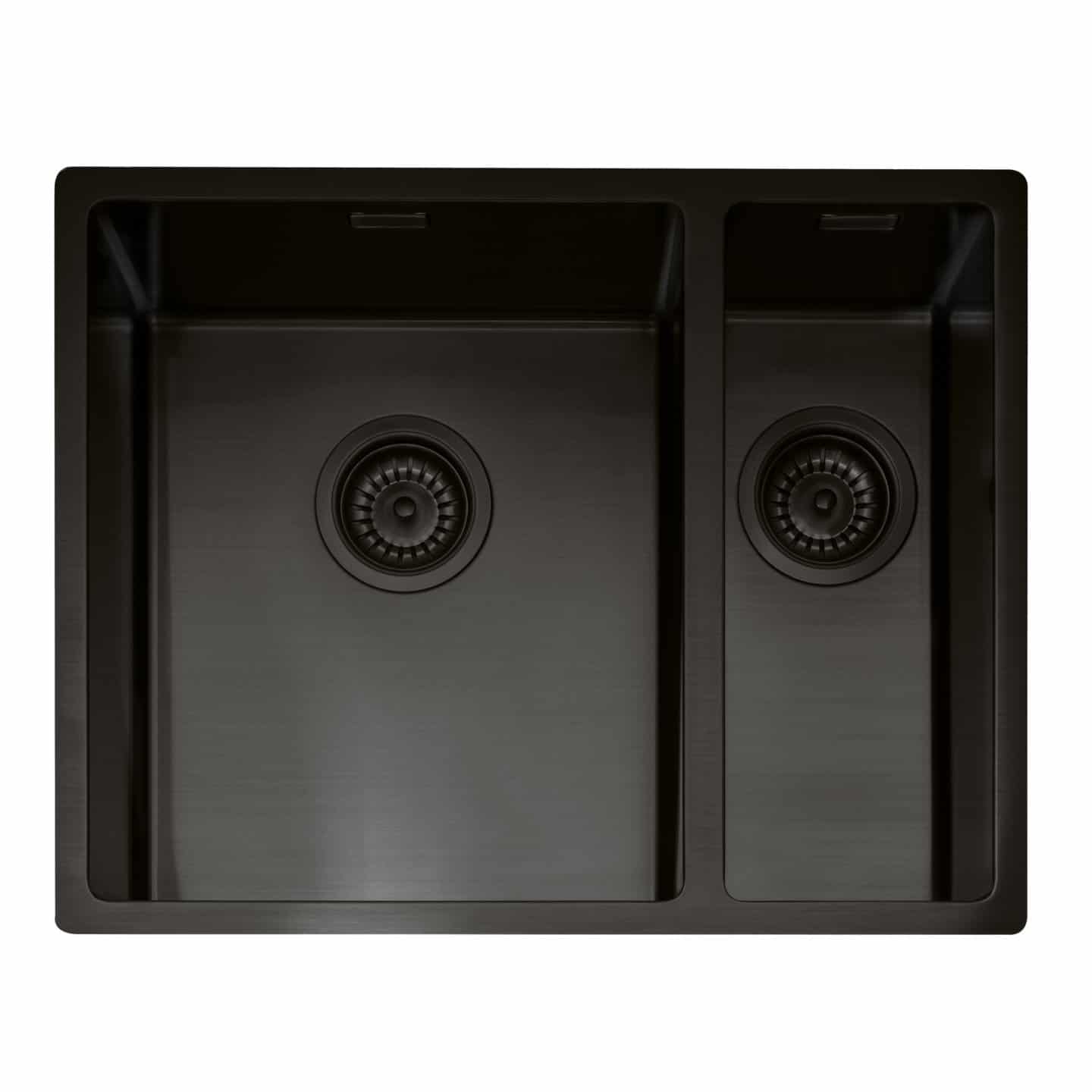 Mode 3415 RH Inset or Undermount Sink Black Steel