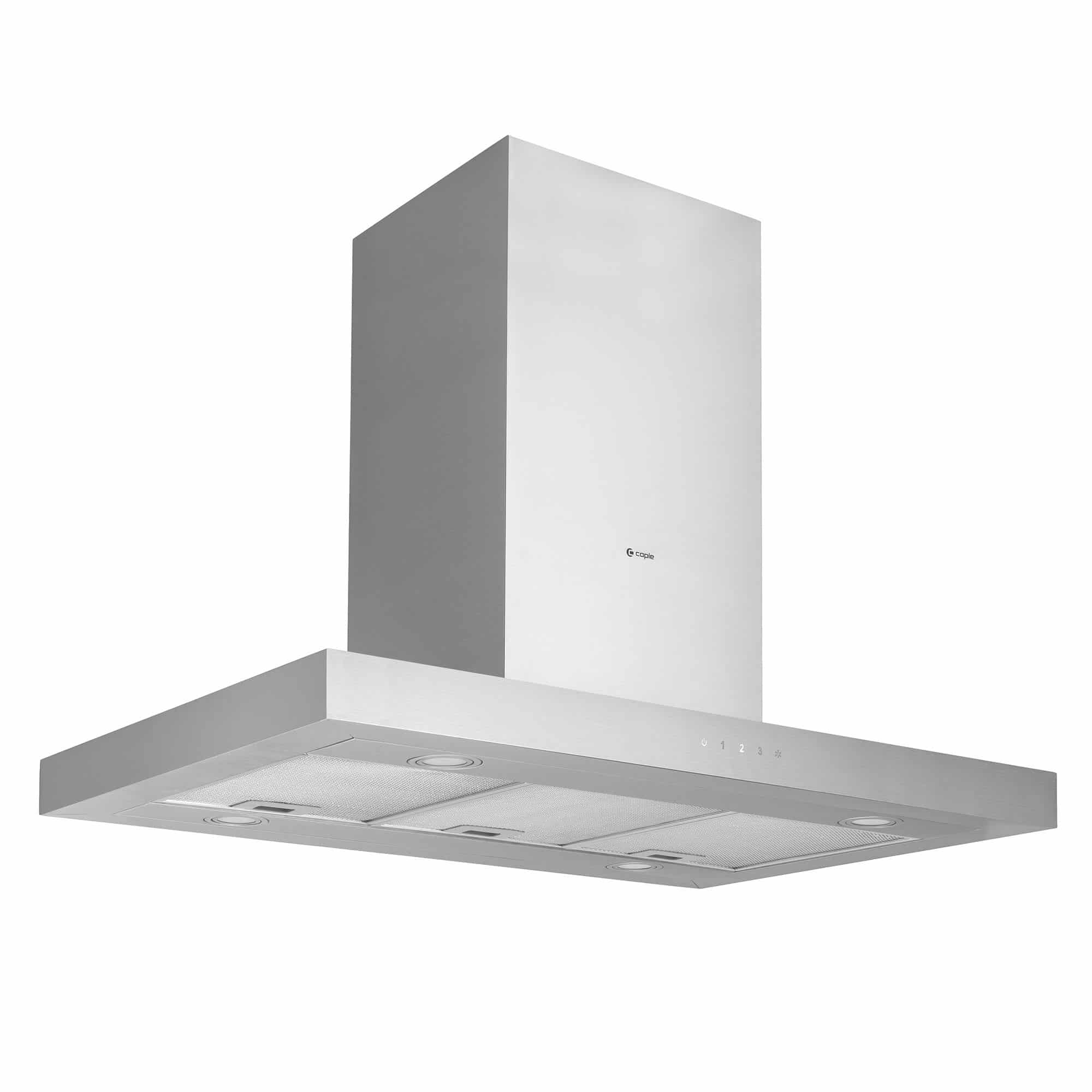90cm Island Plasma Cooker Hood Stainless Steel