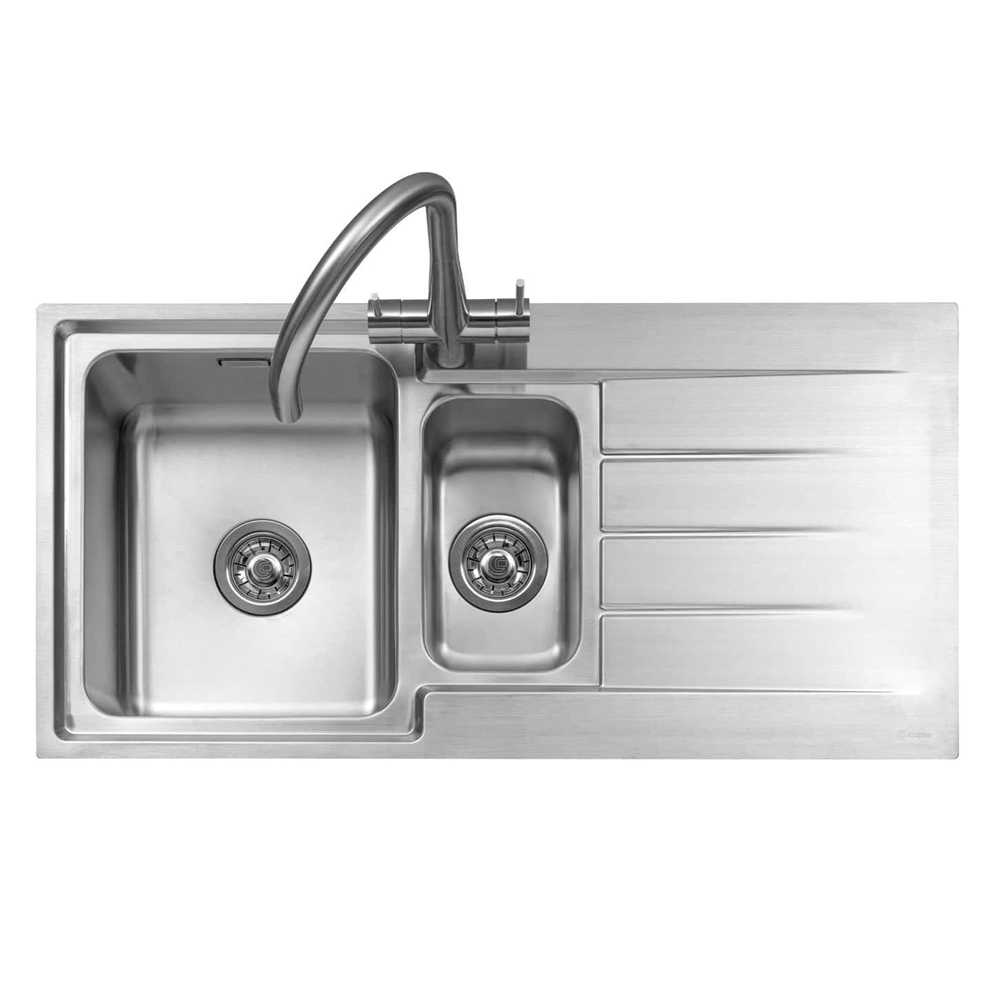 Rello 150 Inset Stainless Steel Sink with Drainer