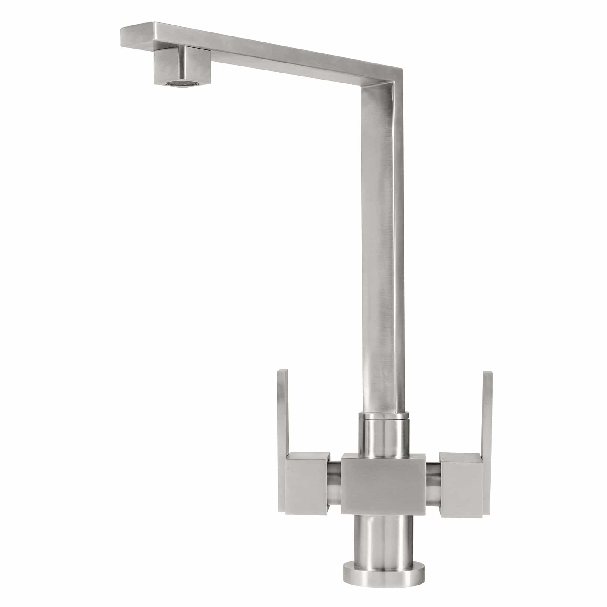 Robo Dual Lever Tap Stainless Steel